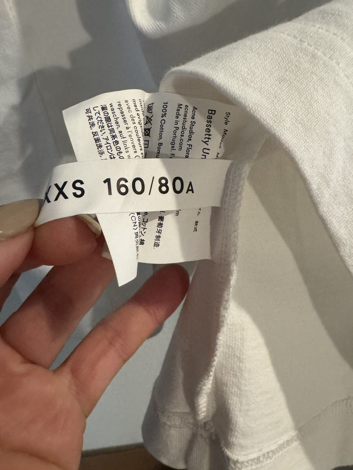 Acne Studios Short Sleeve Mock Neck Acne Studios Shirt Size US XXS / EU 40 - 6 Thumbnail
