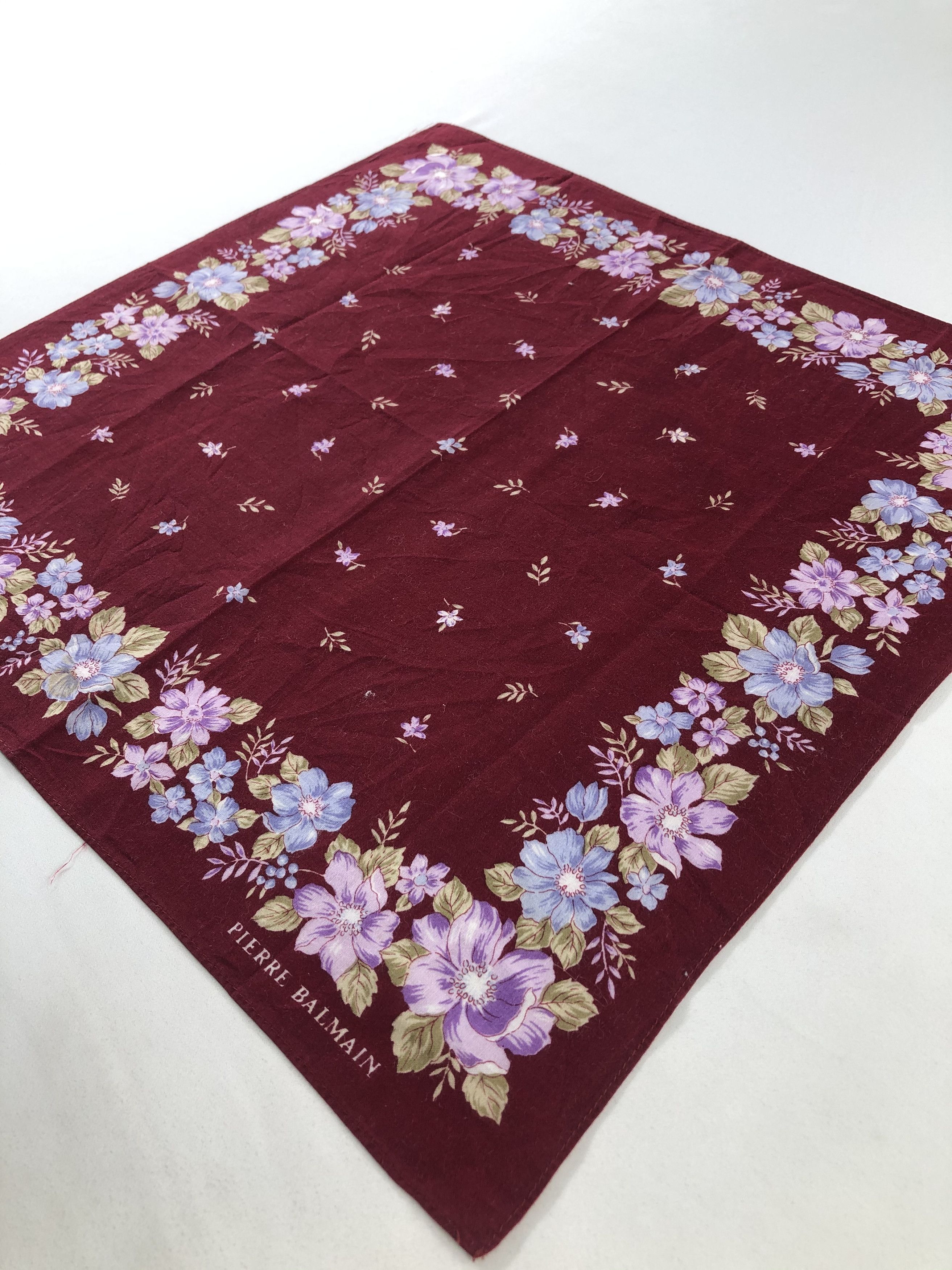 Pierre Balmain × Vintage Pierre Balmain Handkerchief / Bandana / Neckerchief Size ONE SIZE - 3 Thumbnail