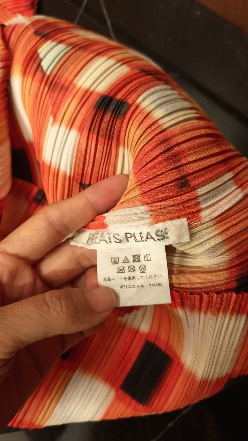 Issey Miyake Issey Miyake size:3 Orange and white watermelon top Size S / US 4 / IT 40 - 3 Thumbnail