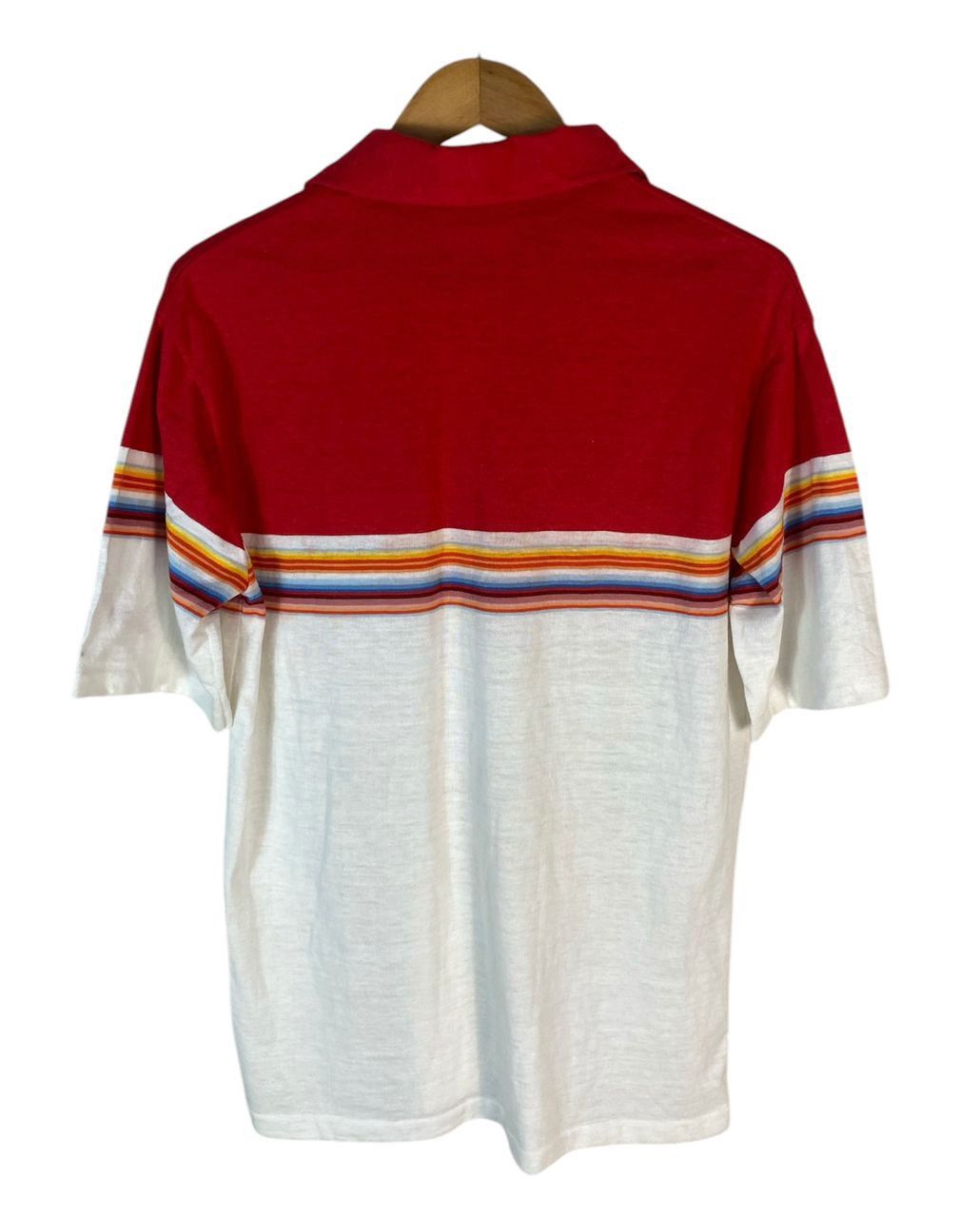 Vintage Vintage pipeline rainbow stripe polo shirt Size US M / EU 48-50 / 2 - 8 Thumbnail