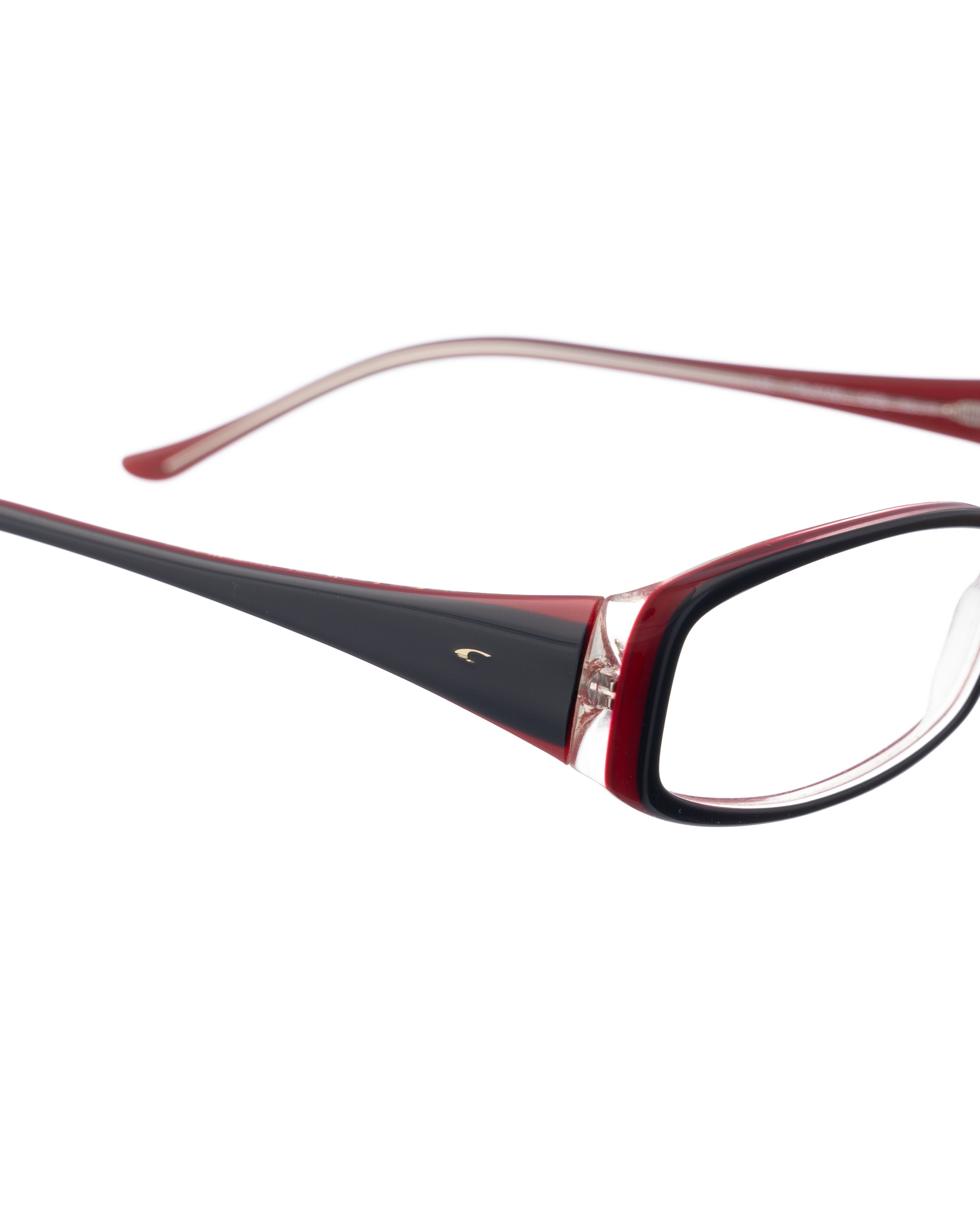 Carrera Carrera 00s Black & Red Plastic Classic Glasses Size ONE SIZE - 3 Thumbnail