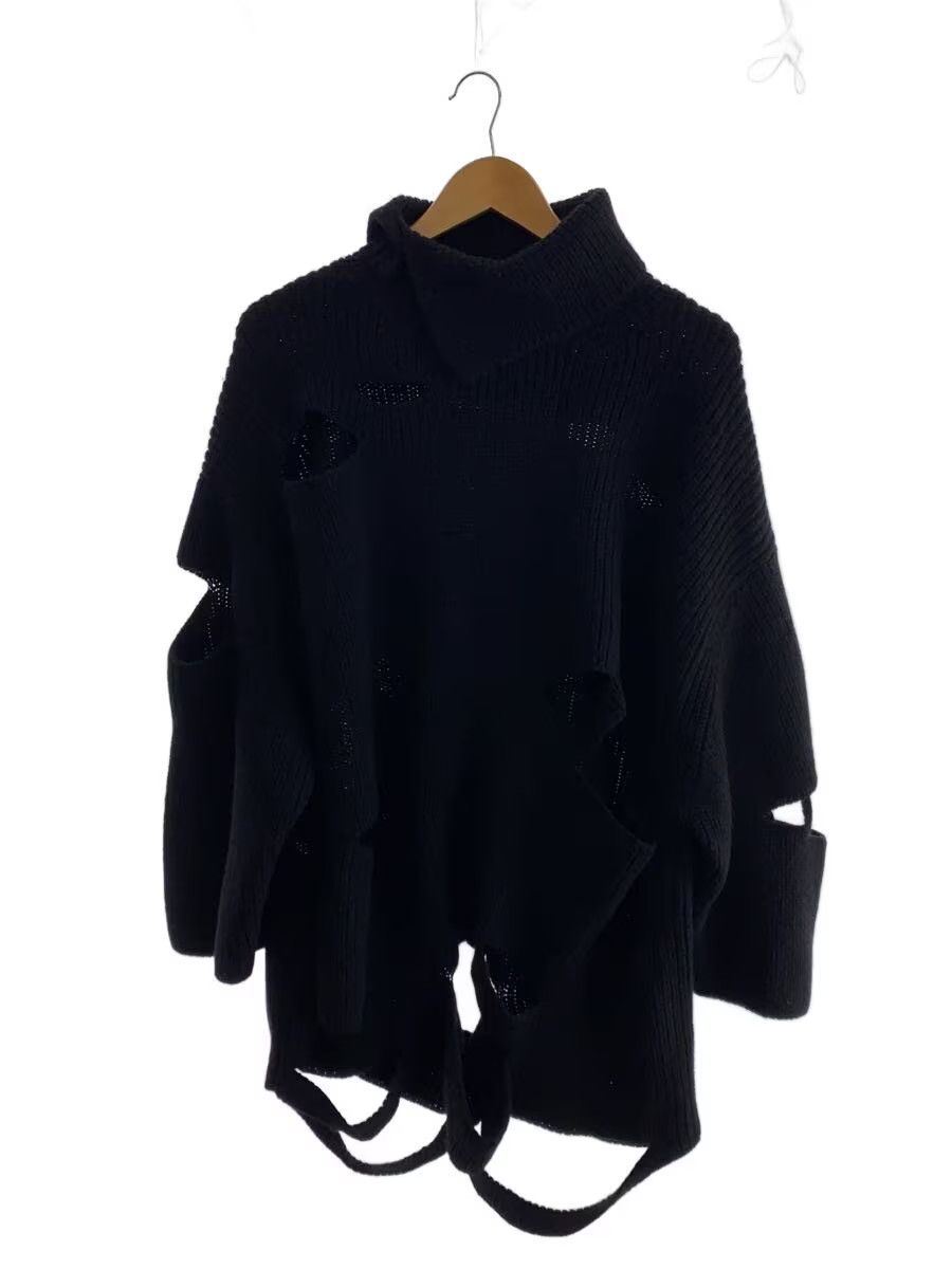 Yohji Yamamoto yohji yamamoto Y’s 22AW/SLASHED HIGHNECK KNIT Size US M / EU 48-50 / 2 - 1 Thumbnail