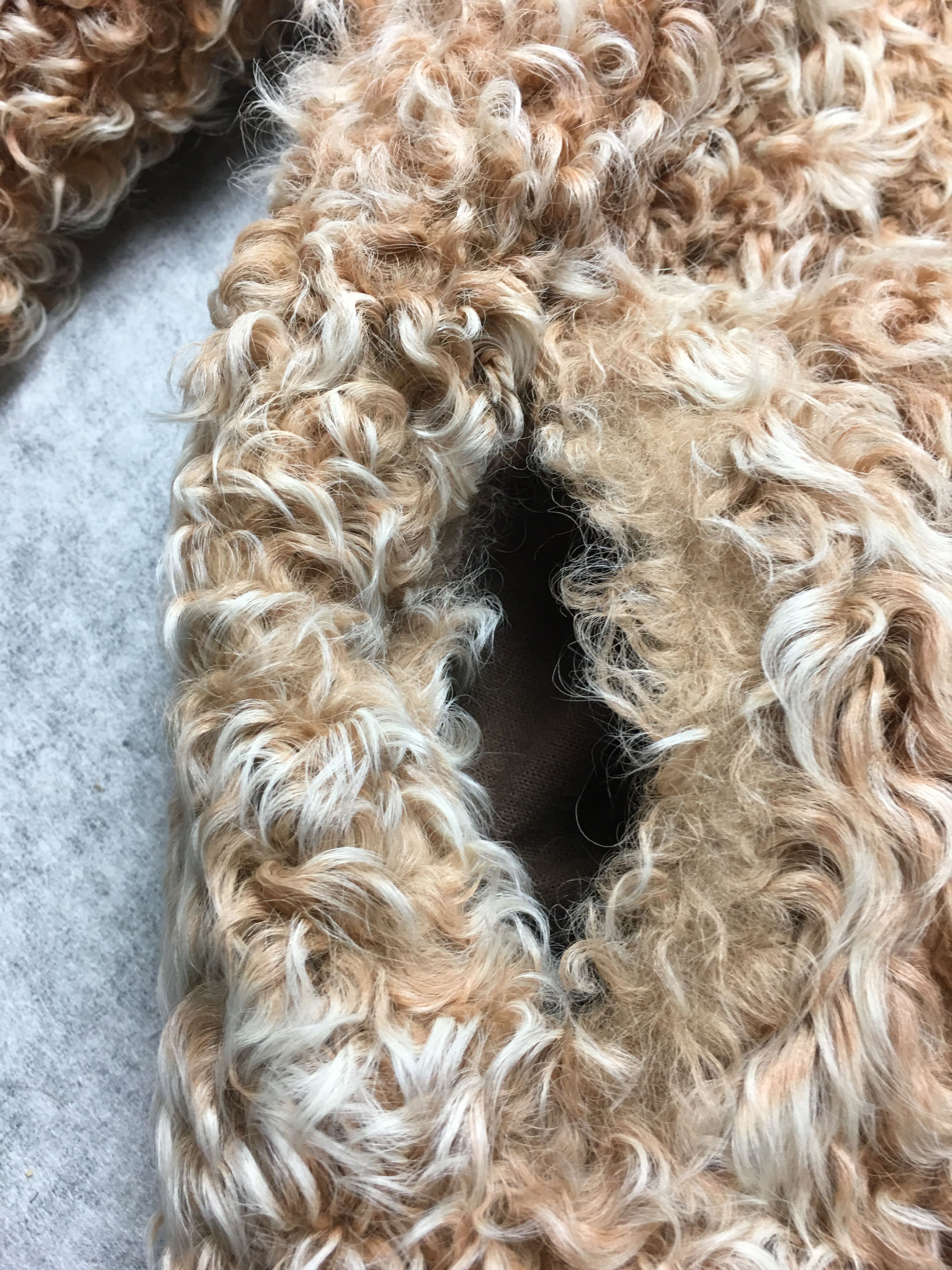 Vintage Vintage Carla Mosse Shearling Fur Coat Fox Fur Collar Sz S Size S / US 4 / IT 40 - 6 Thumbnail