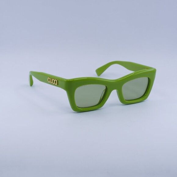Gucci 🕶️ New Gucci GG1773S 006 Acid Green Sunglasses Size ONE SIZE - 1 Thumbnail