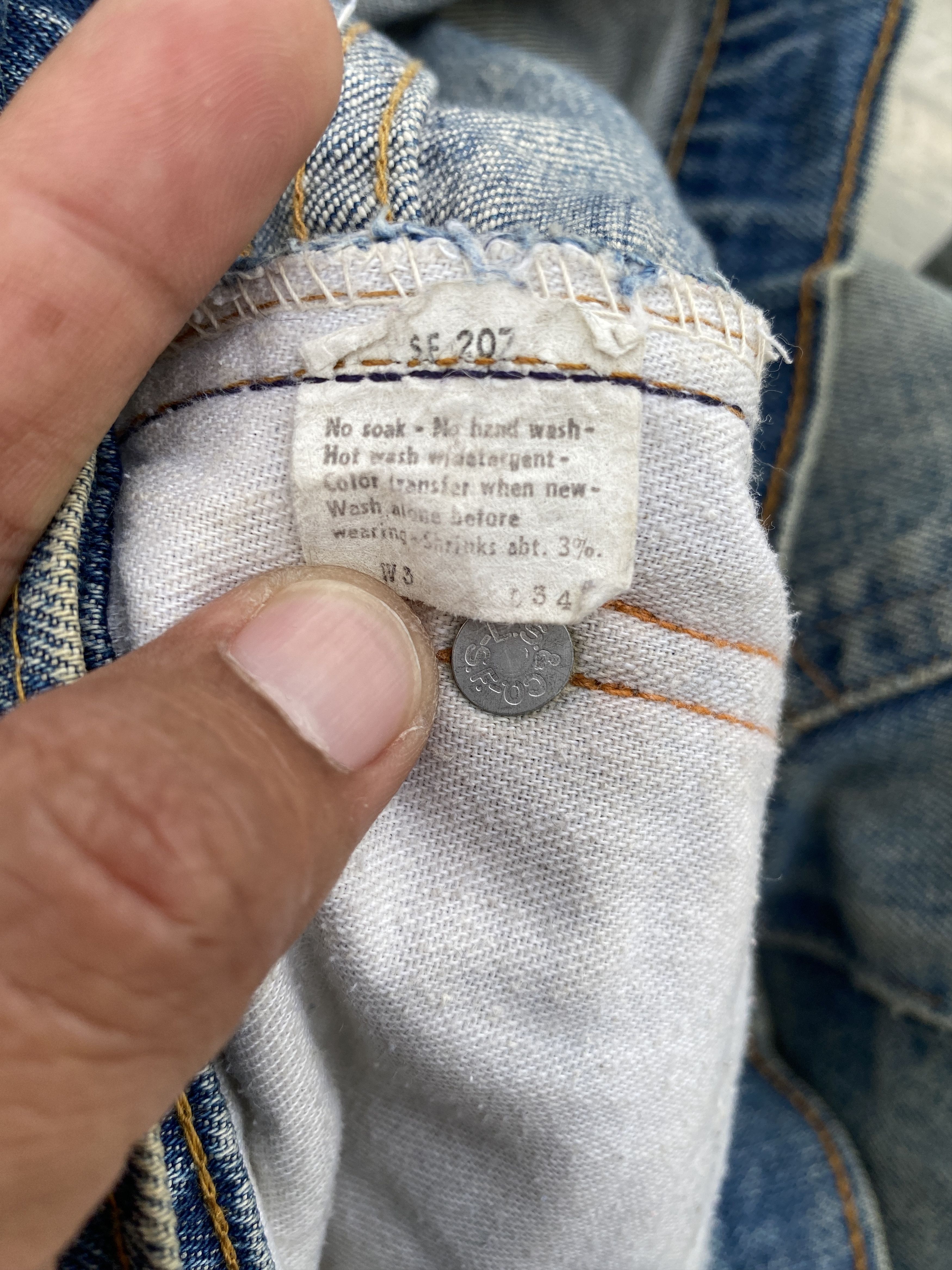 Levi's × Vintage Vintage 80s Levis 505 #16 Jeans Size US 34 / EU 50 - 14 Thumbnail