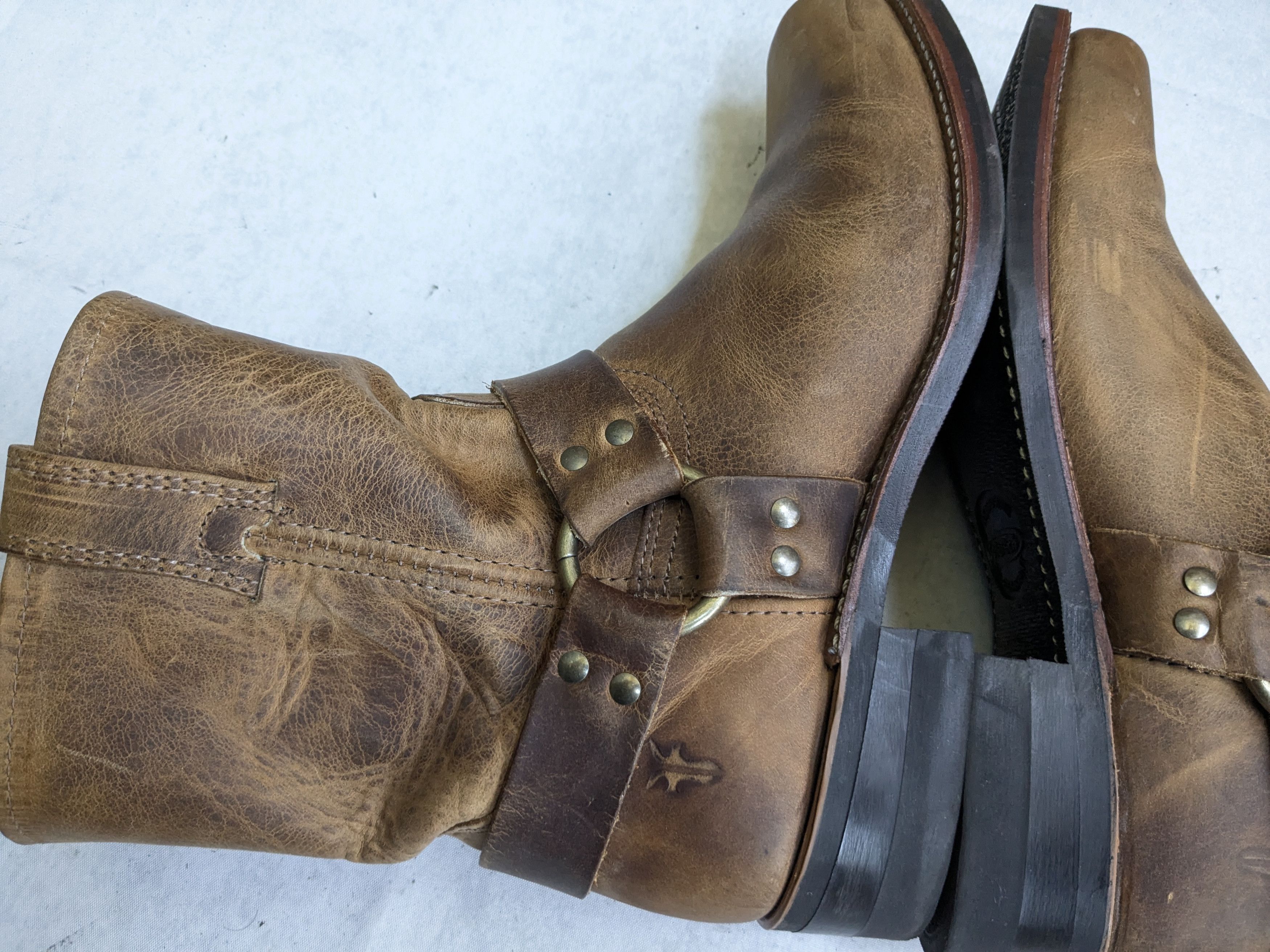 Frye Frye Harness Boots Brown 10.5 M Leather Size US 10.5 / EU 43-44 - 11 Thumbnail