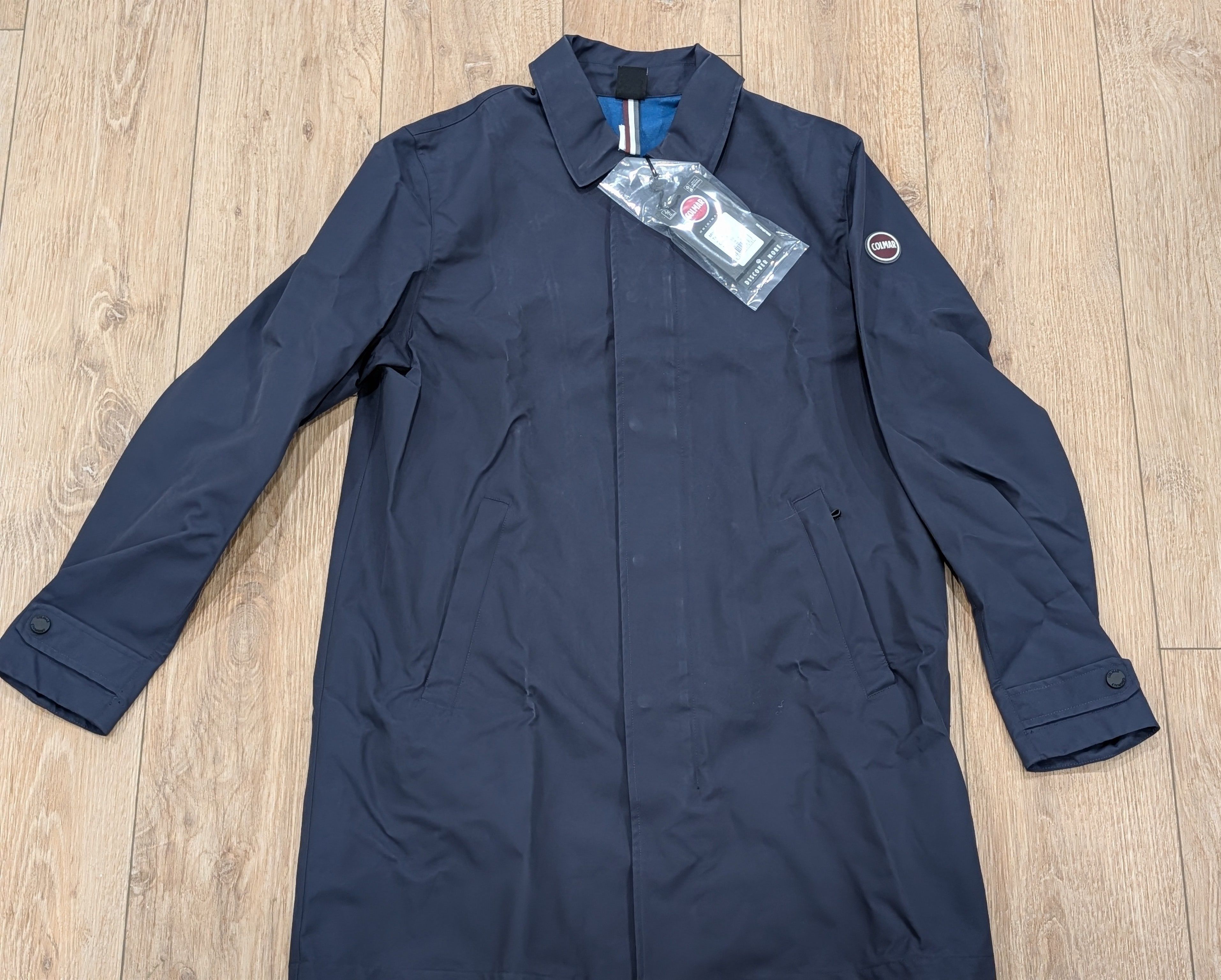 Colmar COLMAR Longline Cotton Blend Coat Navy 50 US 40 Size US M / EU 48-50 / 2 - 1 Thumbnail