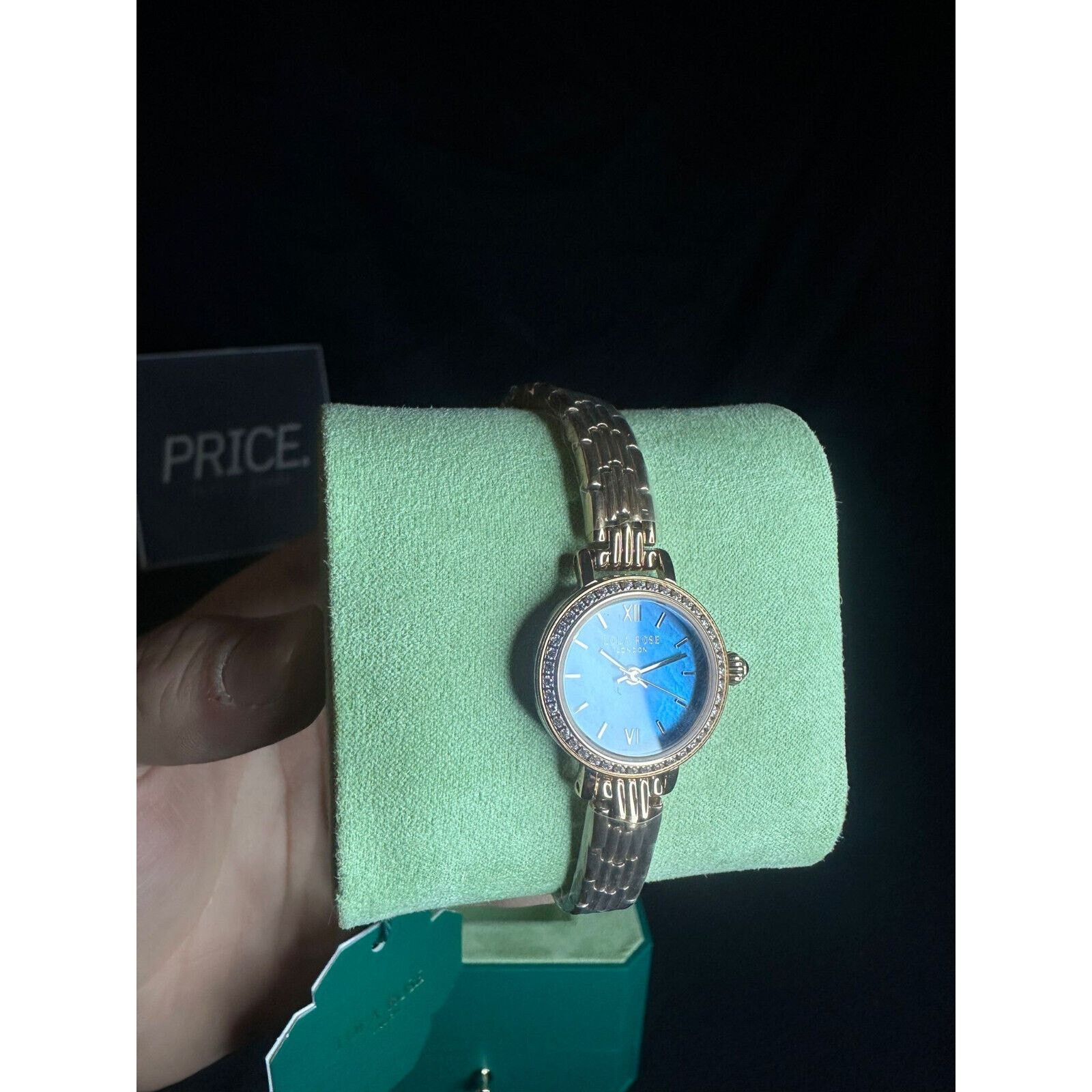 Lela Rose Lela Rose Wmns MotherOfPearl W Zircon ROSE Gld Tone Bracelet Size ONE SIZE - 3 Thumbnail