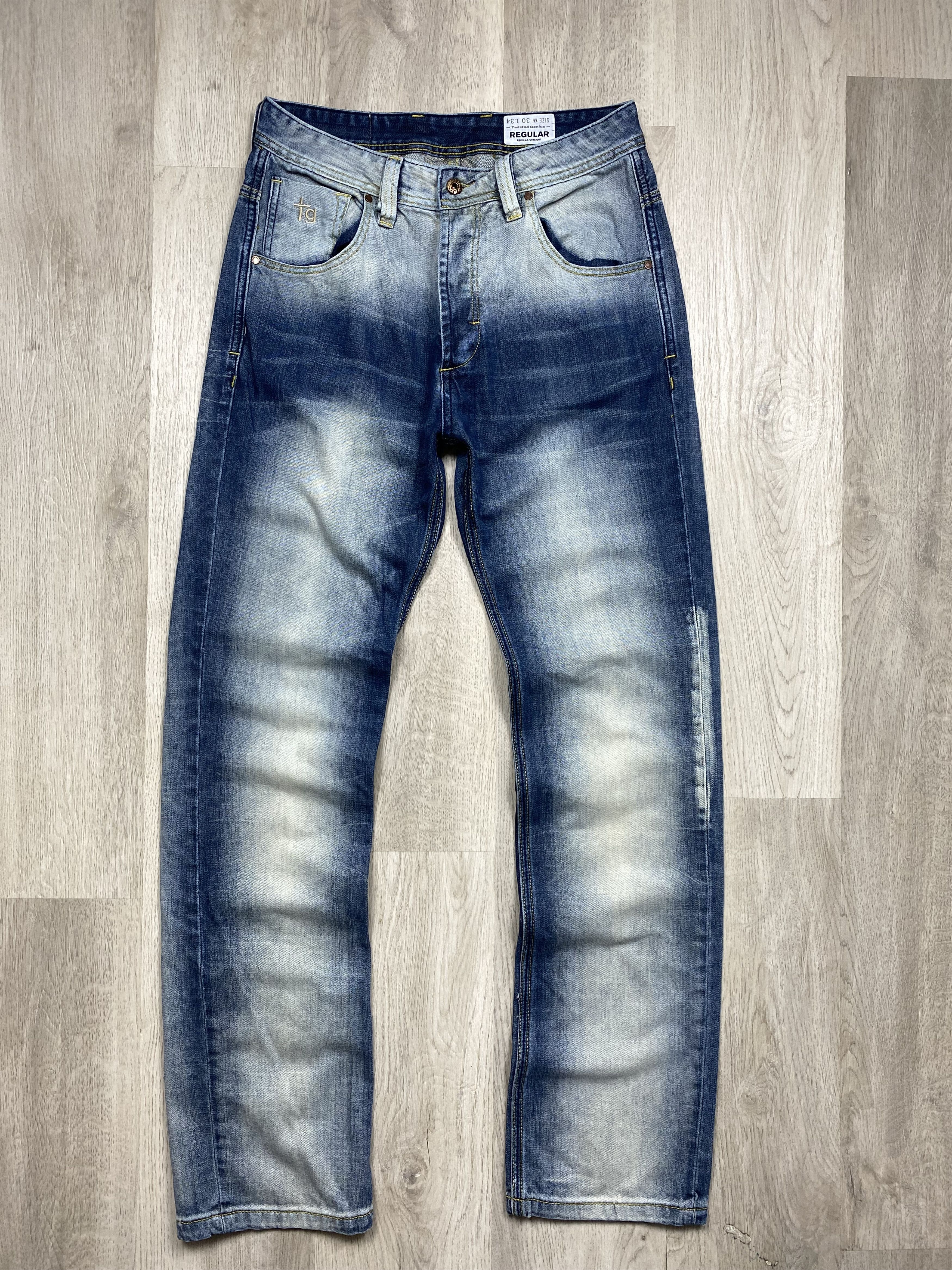 Vintage Twisted Genius Vintage Mens Denim Pants Y2K Jeans Size US 30 / EU 46 - 1 Thumbnail