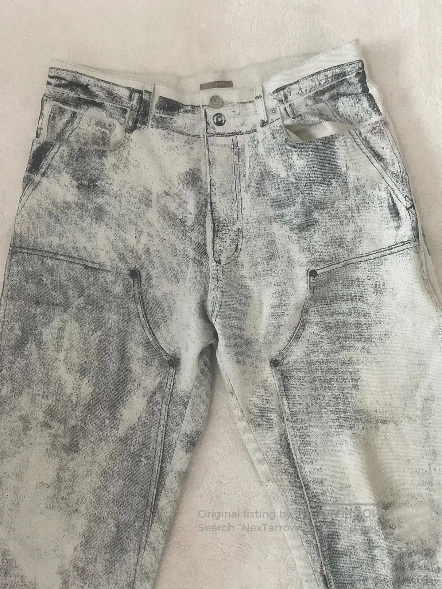 Dior dior workwear style five-pocket flared jeans. Size US 31 - 3 Thumbnail