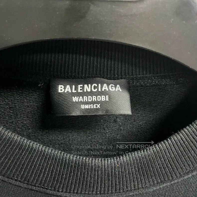 Balenciaga Balenciaga Black Logo Print Sweatshirt. Size US M / EU 48-50 / 2 - 3 Thumbnail