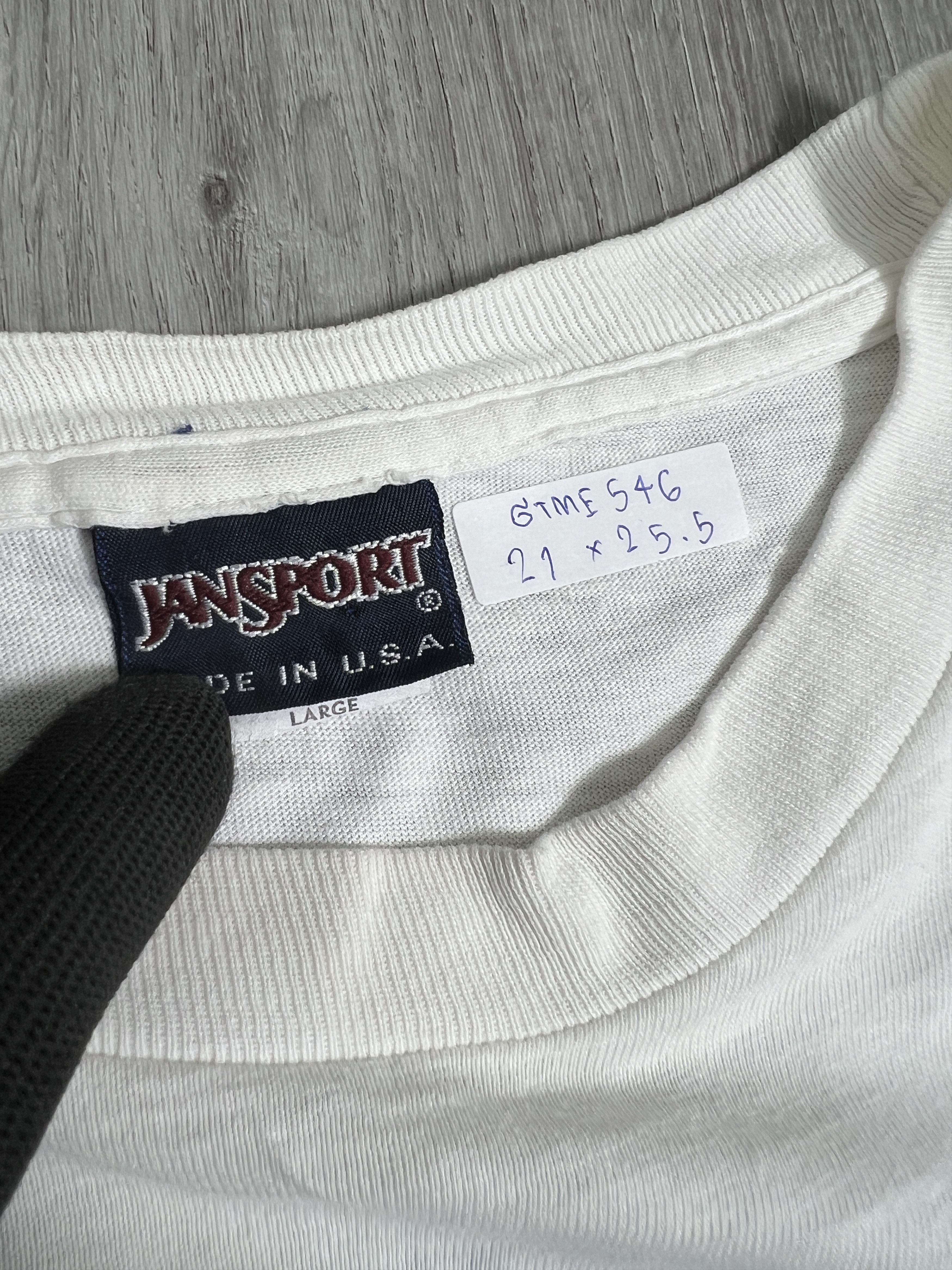 Jansport × Vintage Vintage 80s Jansport 20th Anniversary Tee (L) GTME546 Size US L / EU 52-54 / 3 - 3 Thumbnail