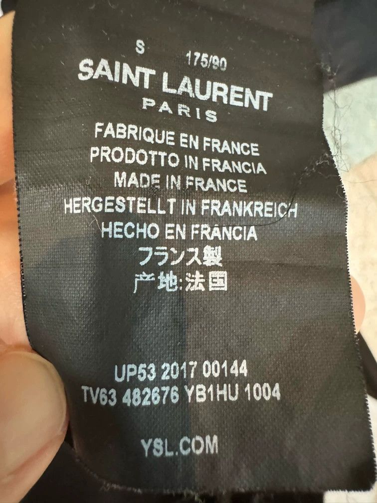 Yves Saint Laurent Yves Saint Laurent Saint Laurent Classic Short Sleeve T-Sh Size US S / EU 44-46 / 1 - 5 Thumbnail