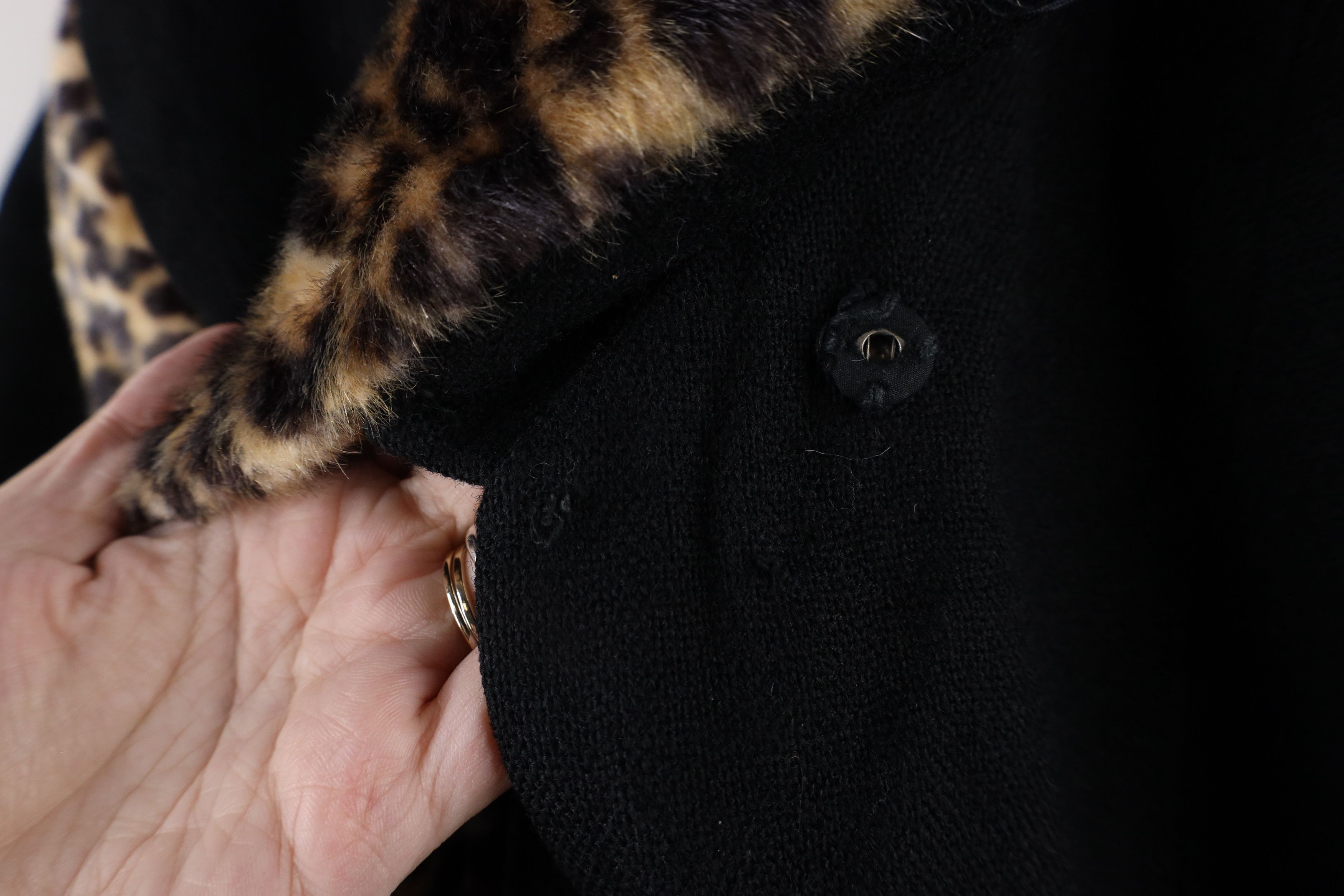 Vintage Vintage 50s Rockabilly Cheetah Trim Blazer Jacket USA Size M / US 6-8 / IT 42-44 - 5 Thumbnail