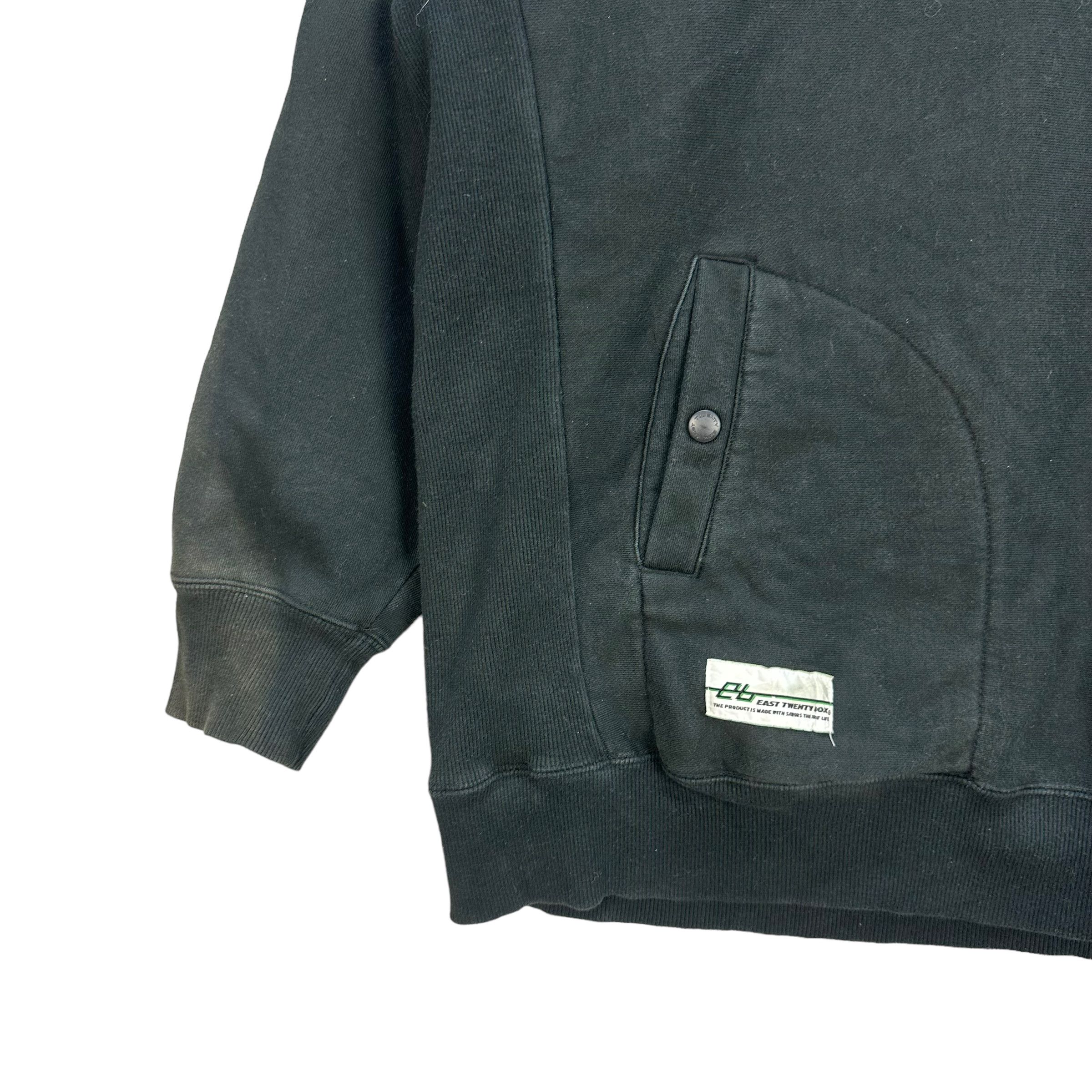 Japanese Brand TRASHED🔥 EAST 20 BOX OVERSIZED HOODIES #8026-197 Size US XL / EU 56 / 4 - 5 Thumbnail