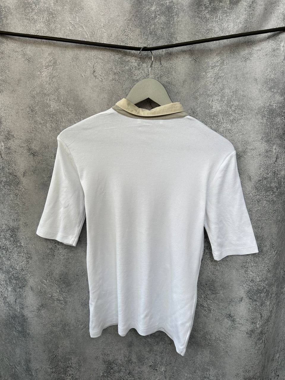 Fabiana Filippi Fabiana Filippi Silk Blend Ribbed T-Shirt Elegant Casual Size L / US 10 / IT 46 - 3 Thumbnail