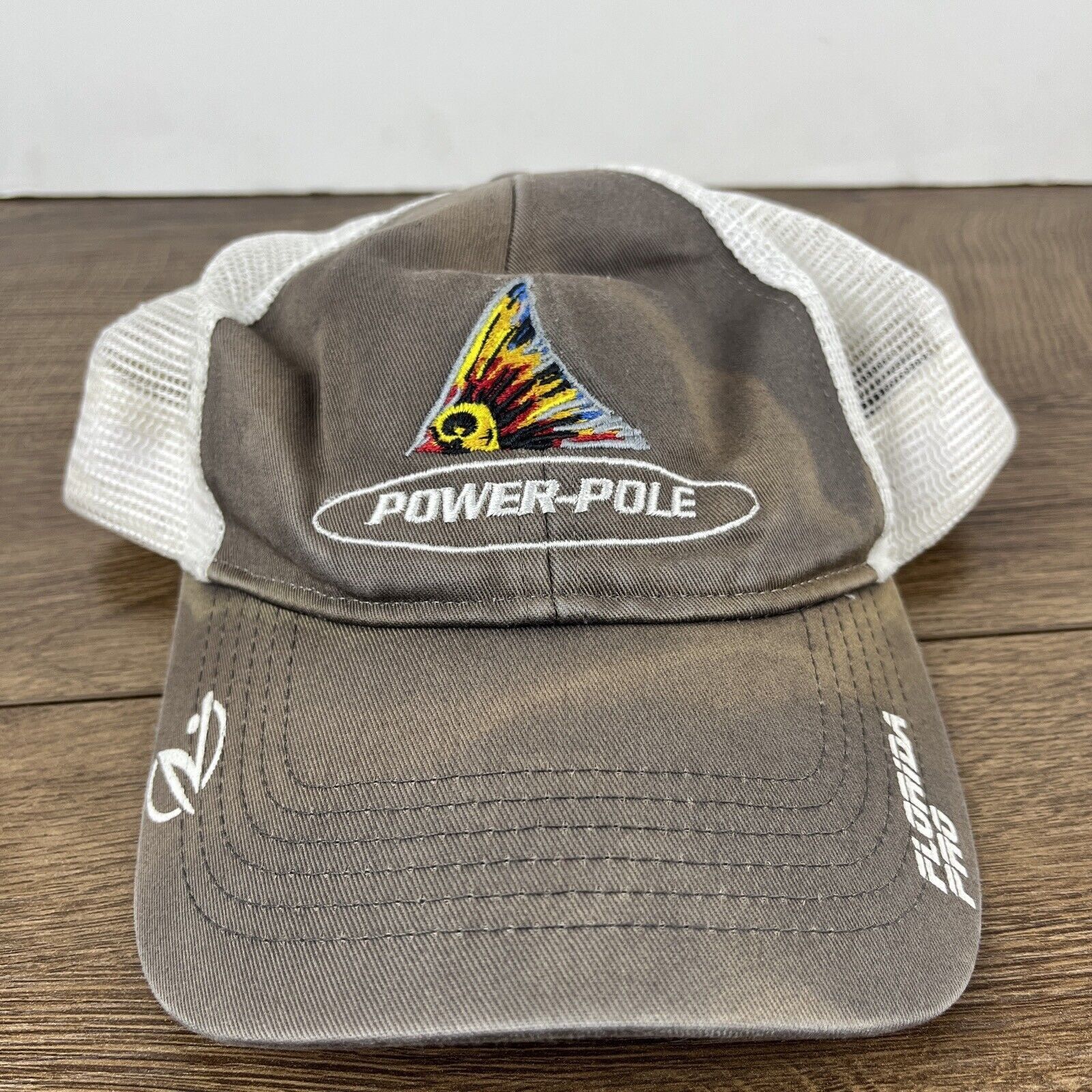 Other Power Pole Hat Florida Pro Gray Hat Adjustable Adult Size Ha Size ONE SIZE - 6 Thumbnail