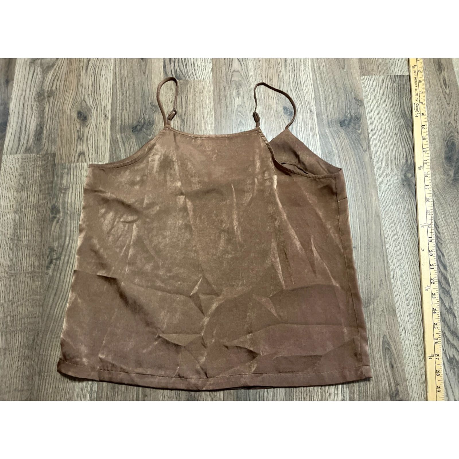Vintage Prologue Tank Top Women's Size M Brown Sleeveless V-Neck Pullover Casual Modern Womens Tank M Brown Prologue Size M / US 6-8 / IT 42-44 - 2 Thumbnail