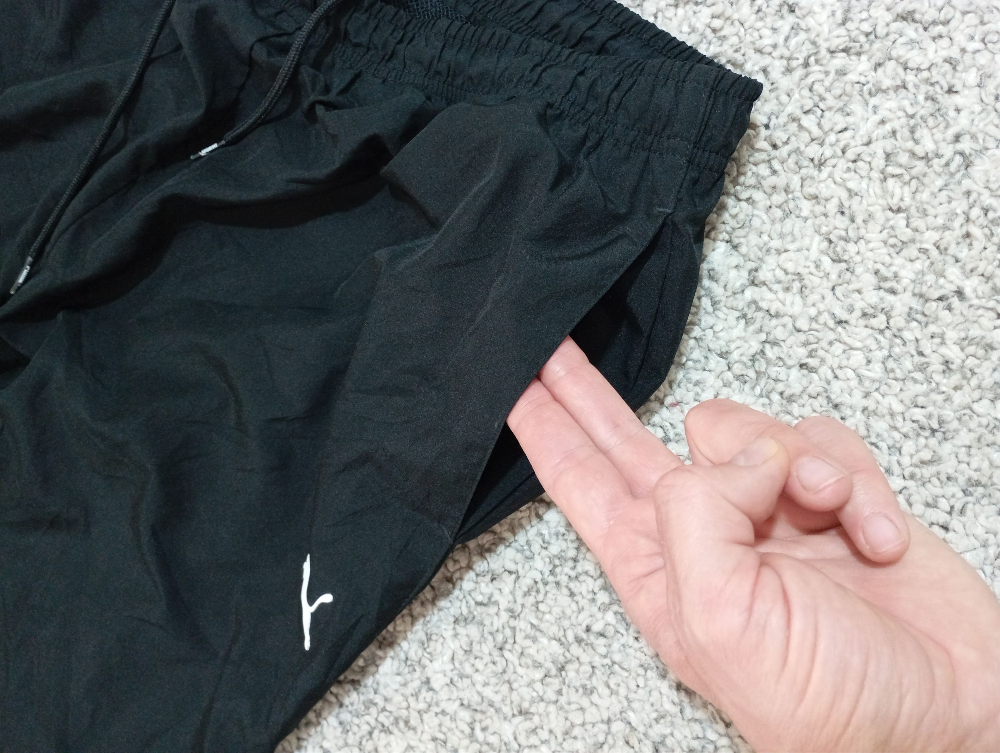 Puma × Vintage Puma Sweatpants Double Logo Vintage Y2K Nylon Drill Size US 35 - 11 Thumbnail