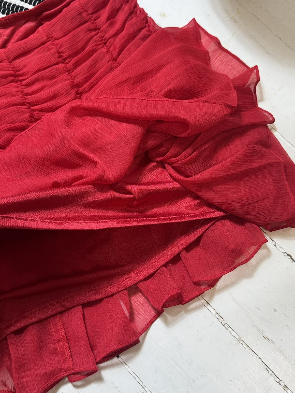 Morgan De Toi VINTAGE MORGAN DE TOI RUSHES 2000s MINI SKIRT Size 28" / US 6 / IT 42 - 5 Thumbnail