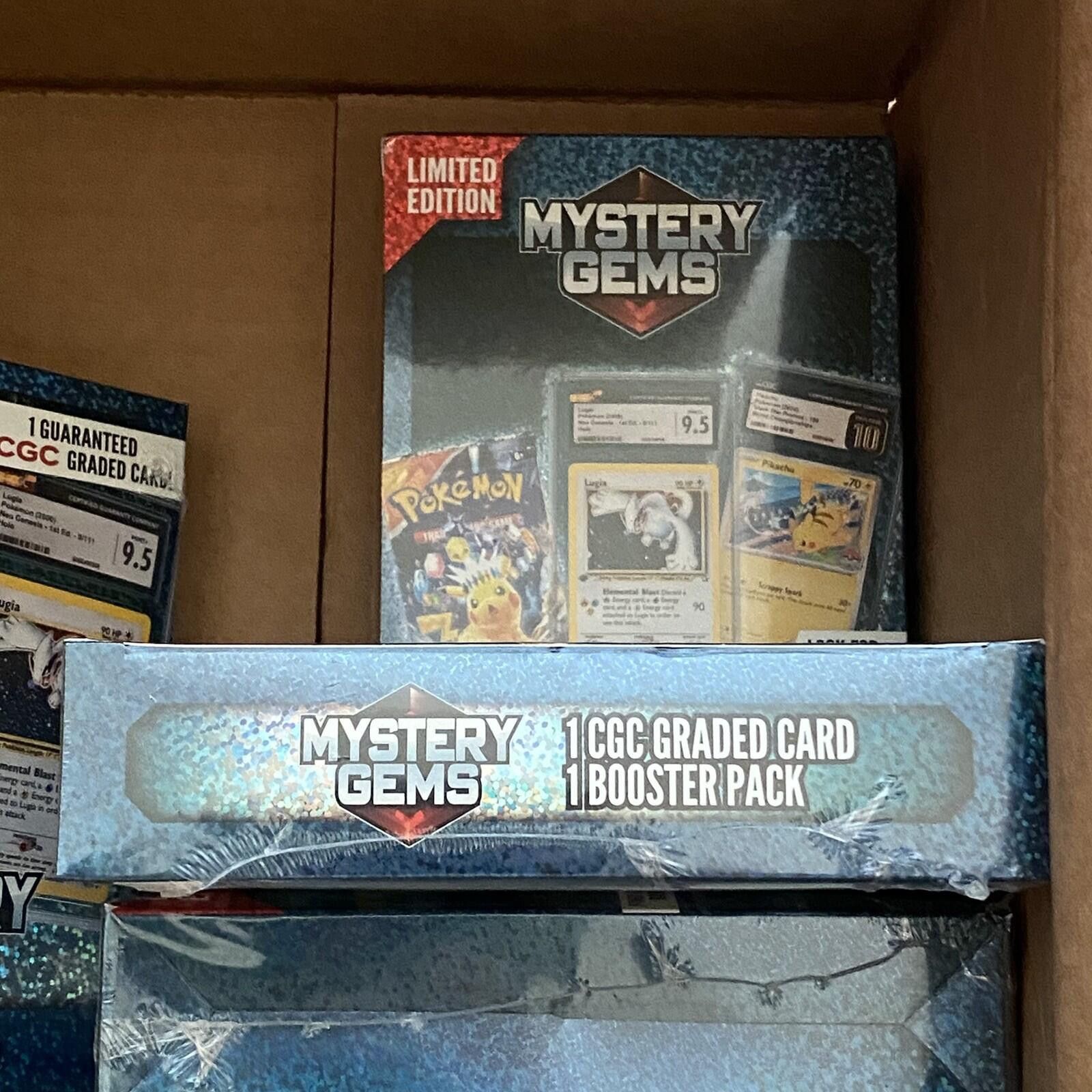 Other Pokémon Mystery Gems Box Sealed – 1 CGC Graded Card Size ONE SIZE - 3 Thumbnail