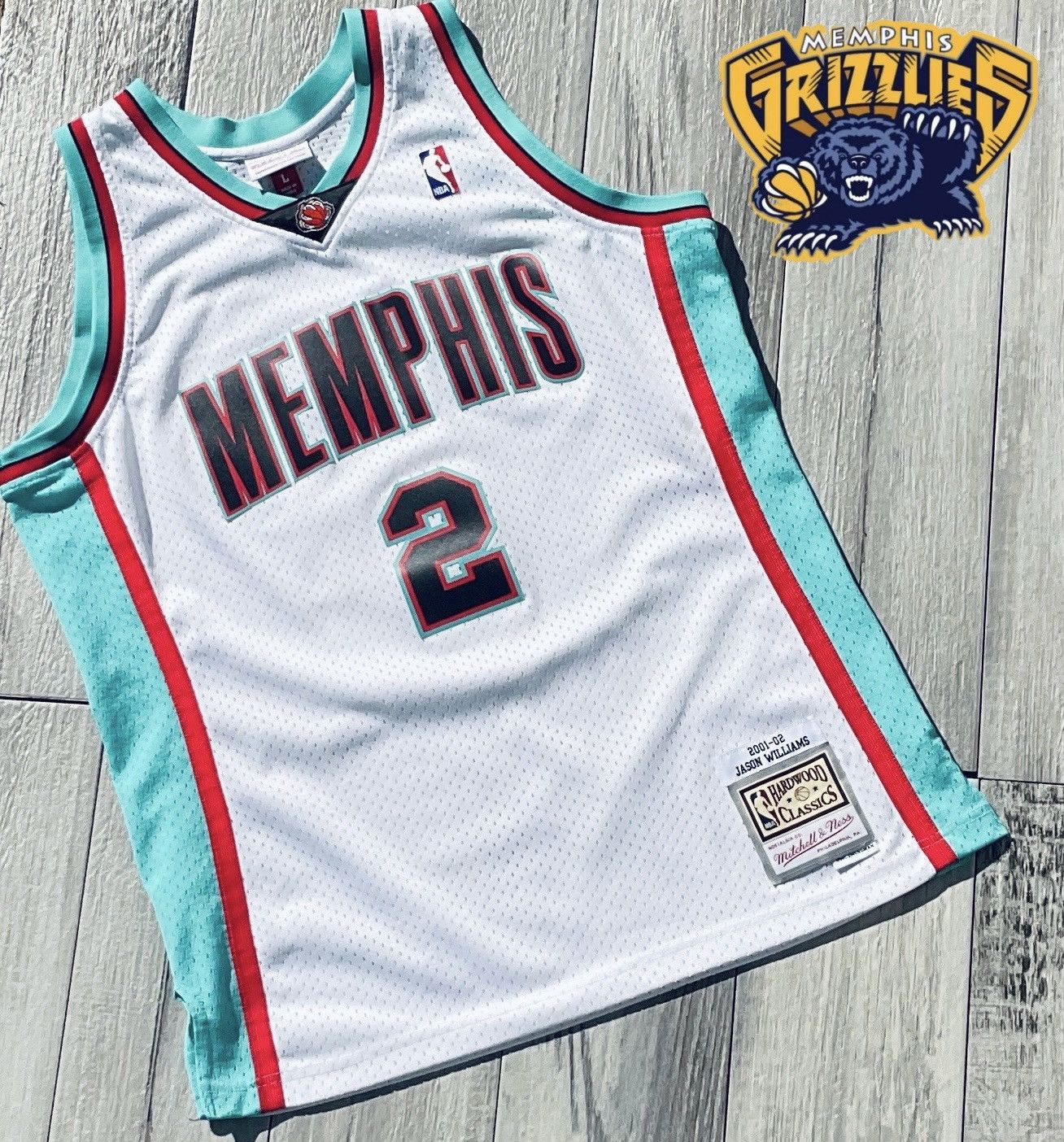 Mitchell & Ness Jason Williams Memphis Grizzlies Mitchell&Ness Jersey Large Size US L / EU 52-54 / 3 - 1 Thumbnail