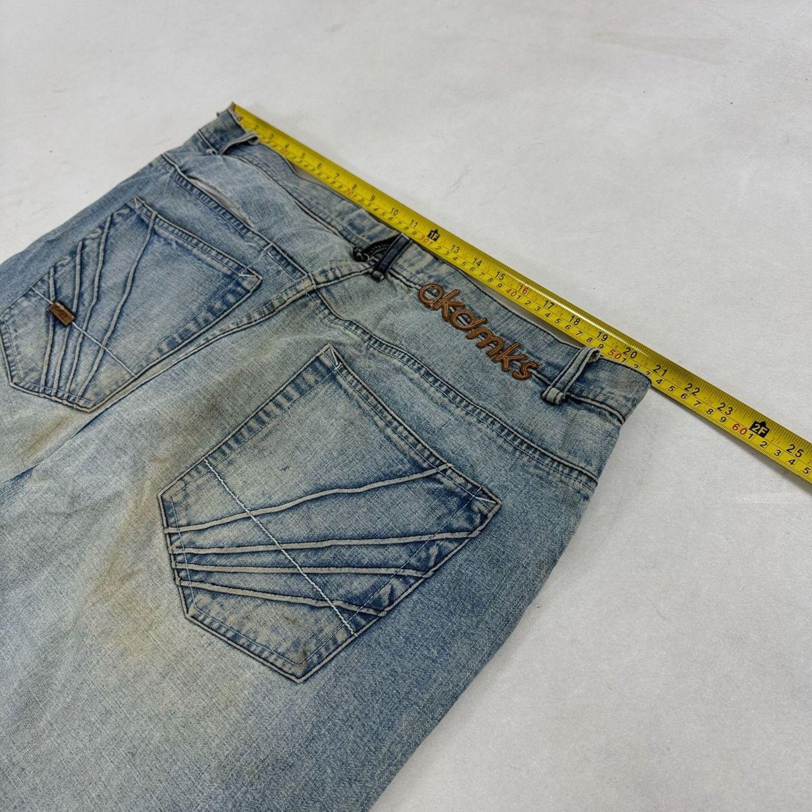 Akademiks × JNCO × Vintage Vintage y2k grunge archive baggy wide leg embroidered jeans Size US 42 / EU 58 - 5 Thumbnail