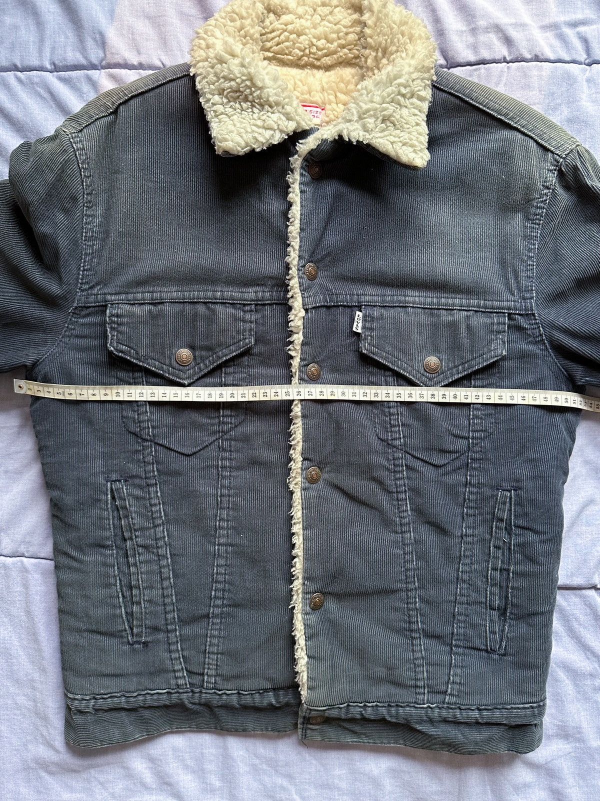 Levi's × Vintage 80s Levis Corduroy Sherpa Jacket Size US S / EU 44-46 / 1 - 7 Thumbnail
