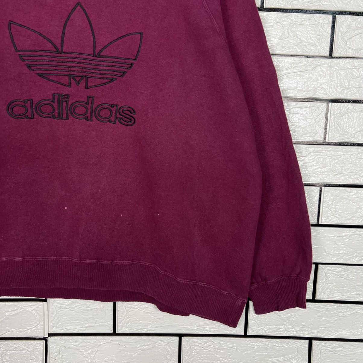 Adidas Vintage 90s ADIDAS Privasport Big Logo Sweatshirt #4026-C183 Size US M / EU 48-50 / 2 - 8 Thumbnail