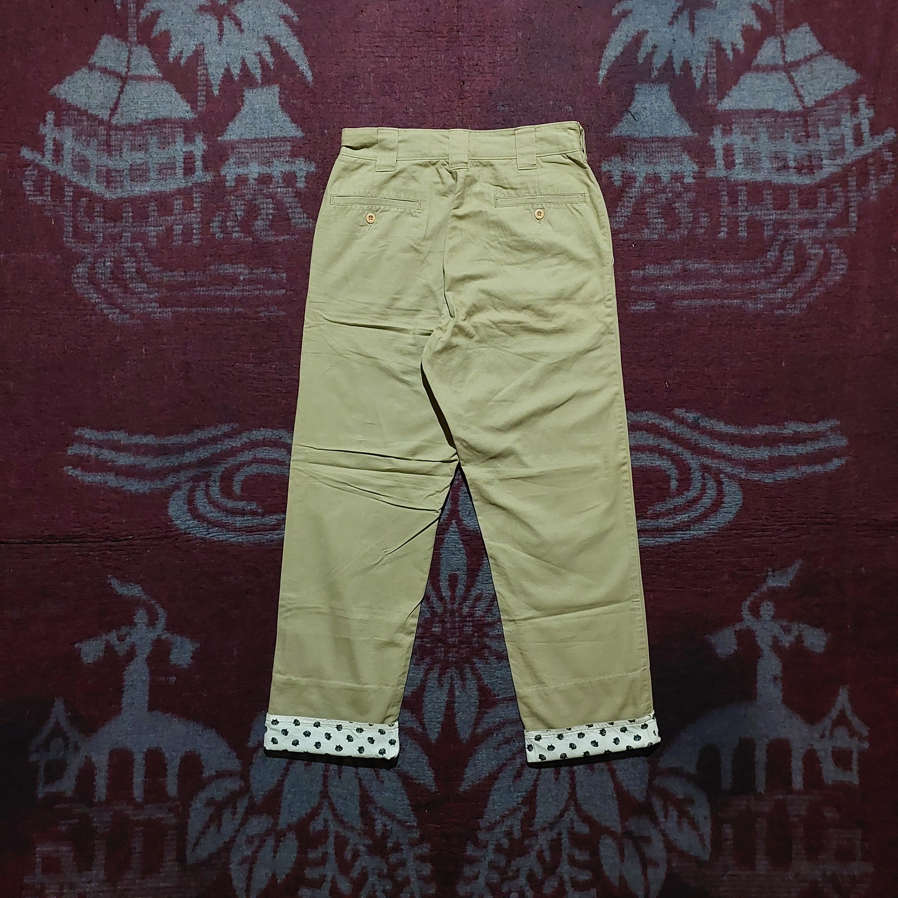 Ne-Net Ne-Net issey miyake cat iconic embroidery long pants Size US 29 - 2 Thumbnail