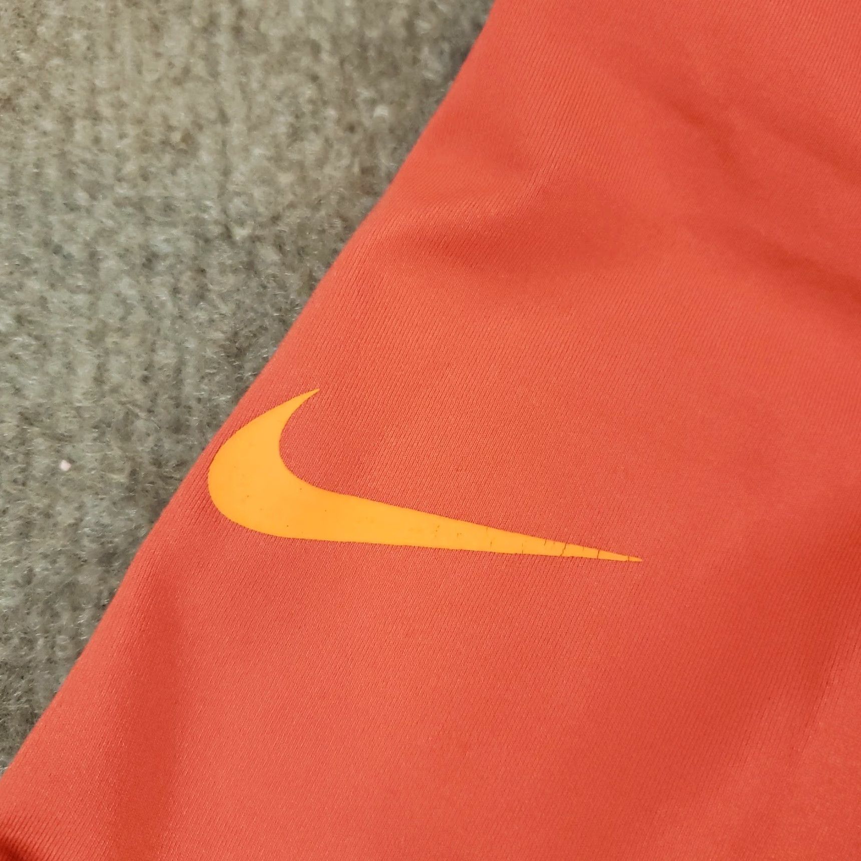 Nike Nike Lightweight Striped Sweatshirt Pullover Womens Small Orange Size S / US 4 / IT 40 - 8 Thumbnail