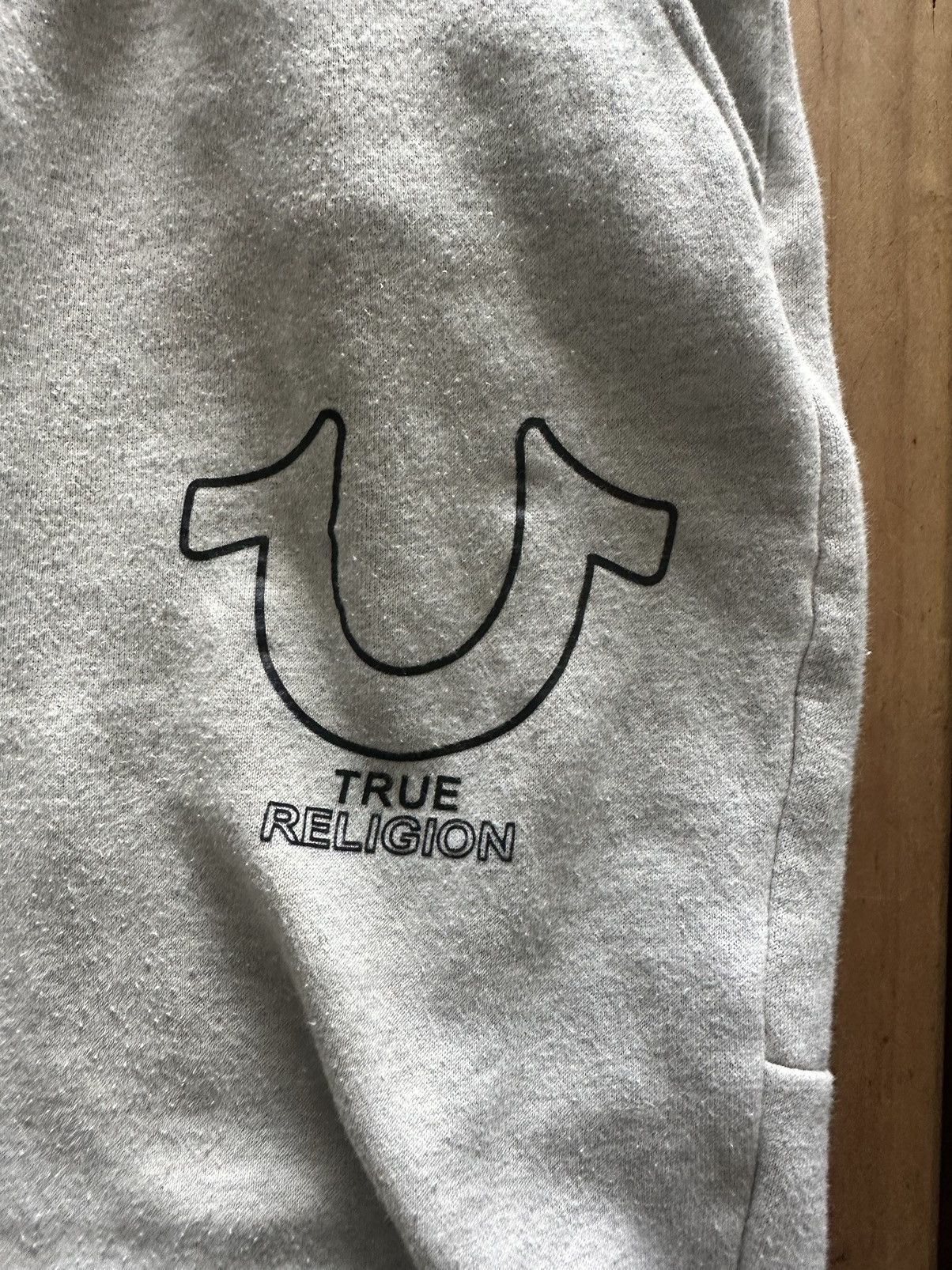 True Religion Grey Sweatpants Size US 32 / EU 48 - 2 Thumbnail