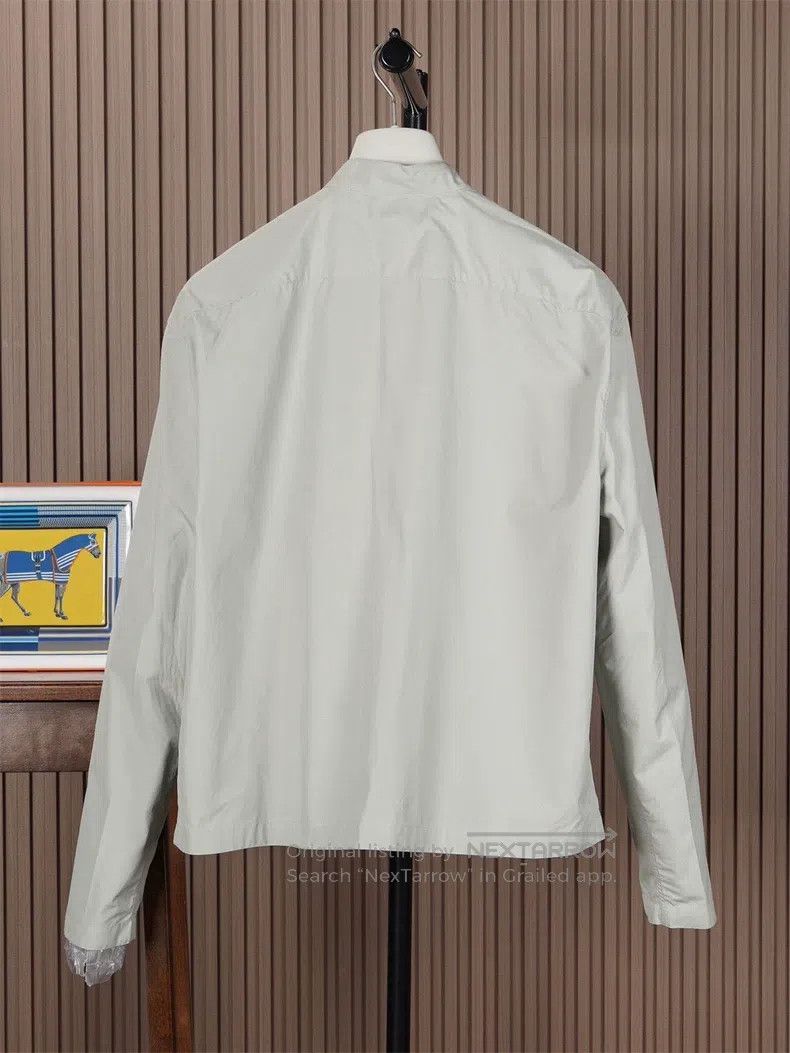 Hermes Hermes size 40 Light Sandstone Green Thin Zipper Jacket Size US XXS / EU 40 - 3 Thumbnail