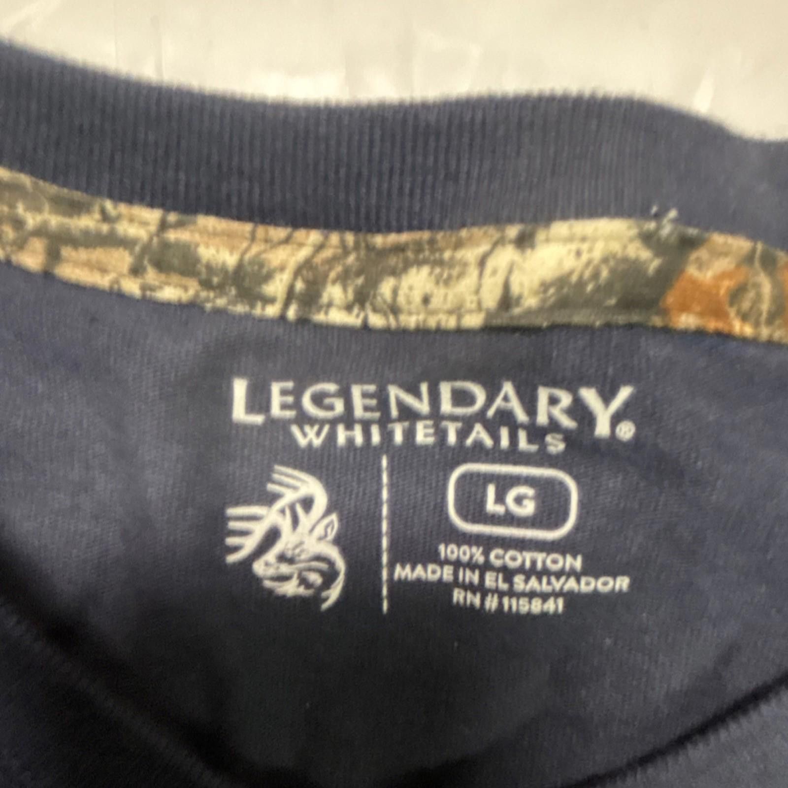 Other Legendary Whitetails Beer Hunter Navy Long Sleeve Size L Size ONE SIZE - 6 Thumbnail