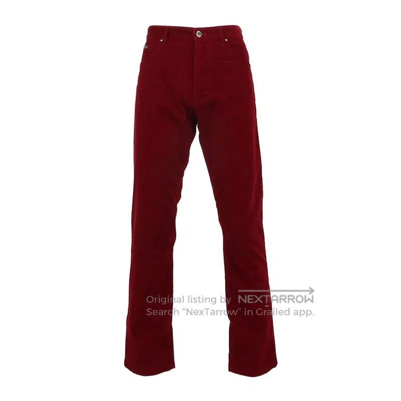 Louis Vuitton Louis Vuitton Cotton Pants in Red. Size US 32 / EU 48 - 1 Thumbnail