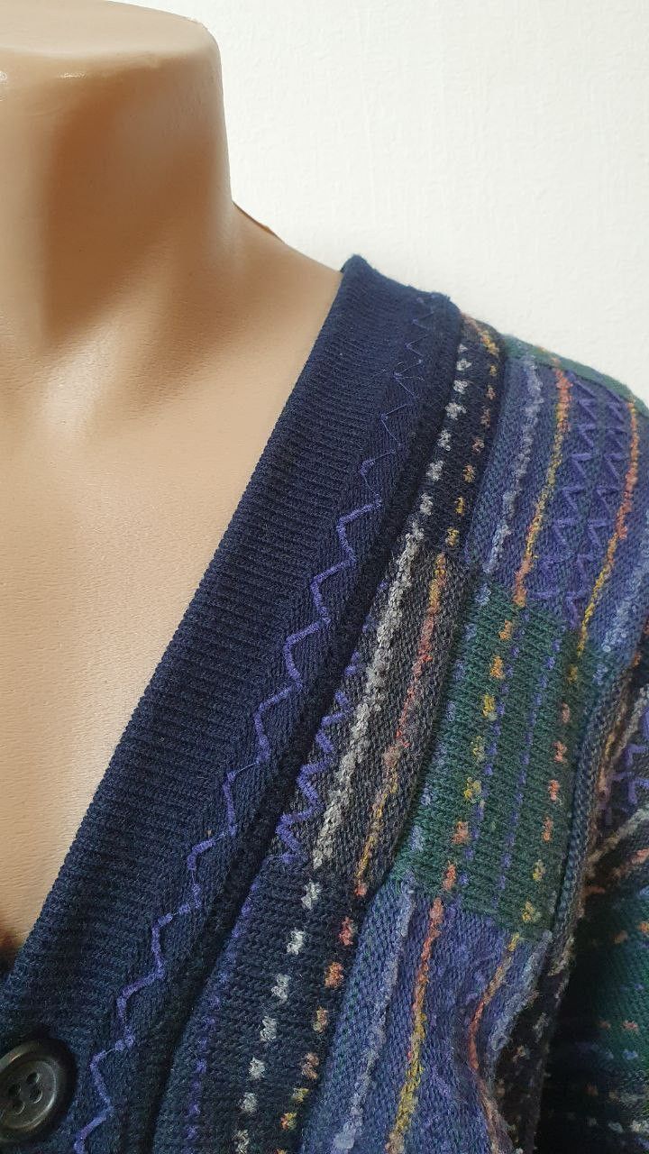 Carlo Colucci Vintage Sweater Carlo Colucci Cosby Retro 90s Pullover Size US XXL / EU 58 / 5 - 8 Thumbnail