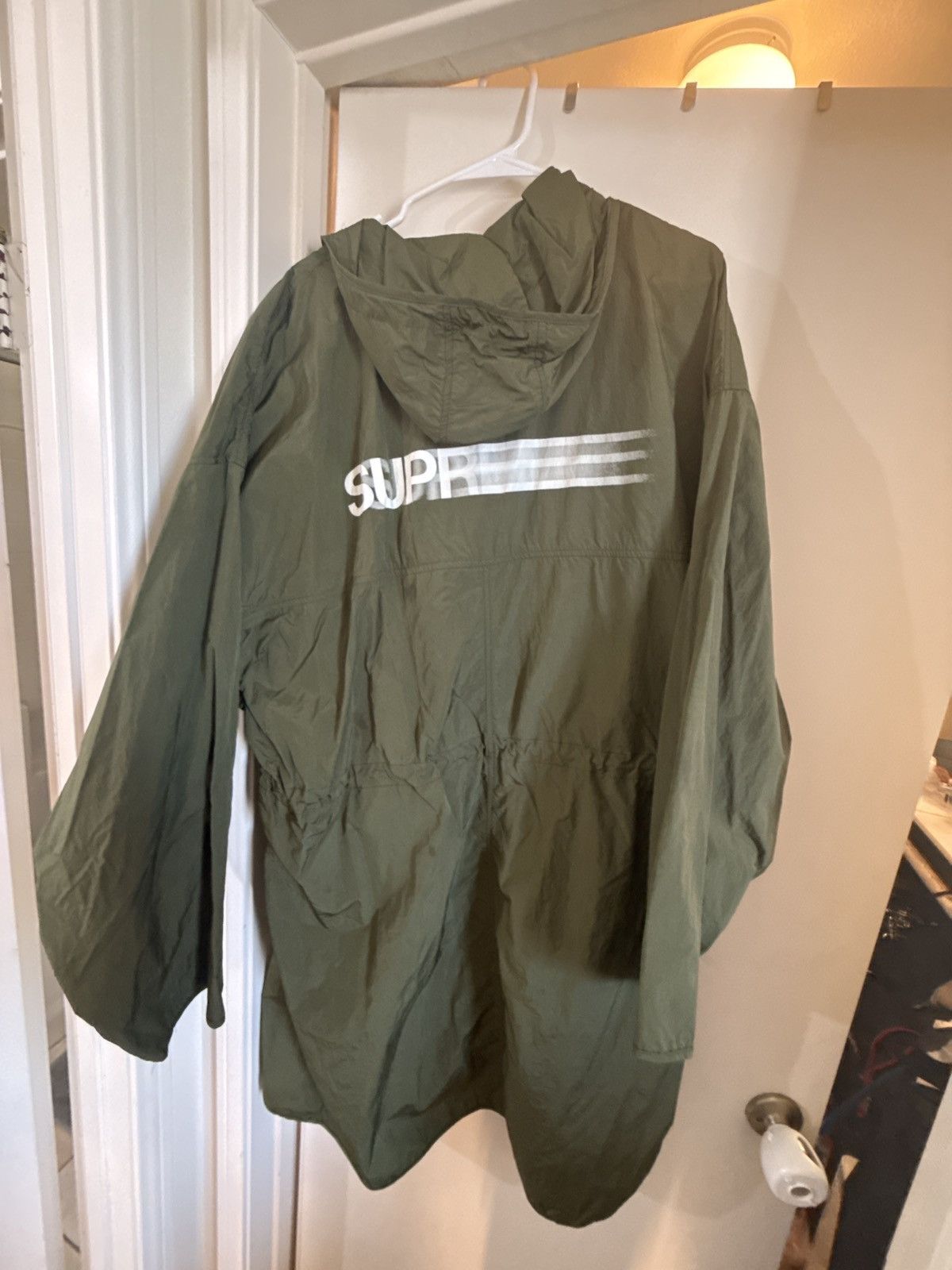Supreme Supreme Motion Logo Fishtail Utility Parka SS10 | Grailed