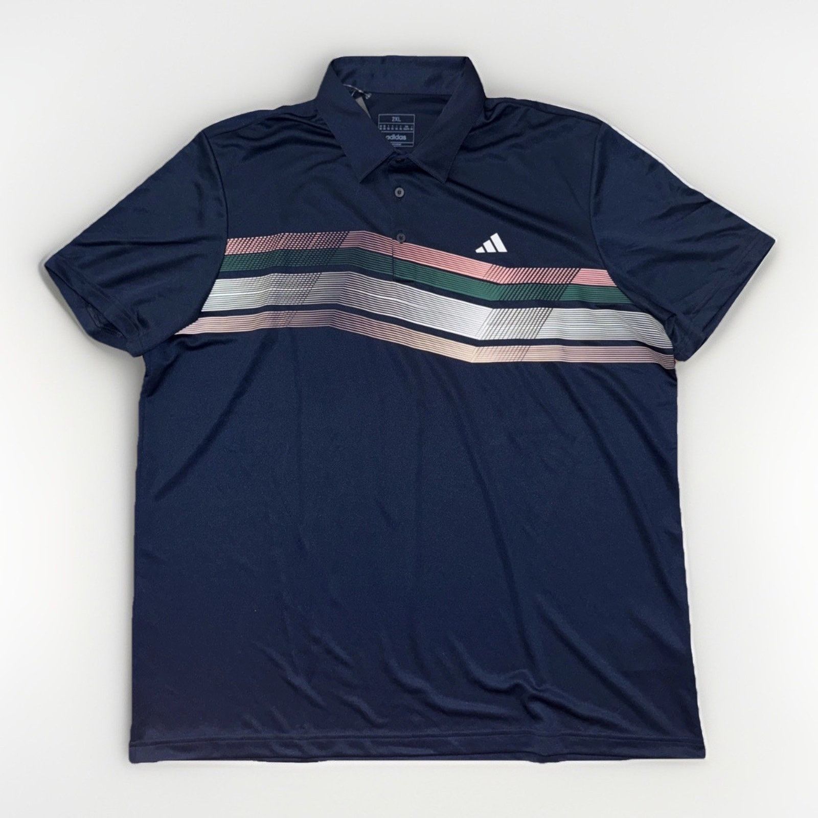 Adidas Adidas Golf Polo Shirt Navy Blue 2XL XXL Climalite Size US XXL / EU 58 / 5 - 1 Thumbnail
