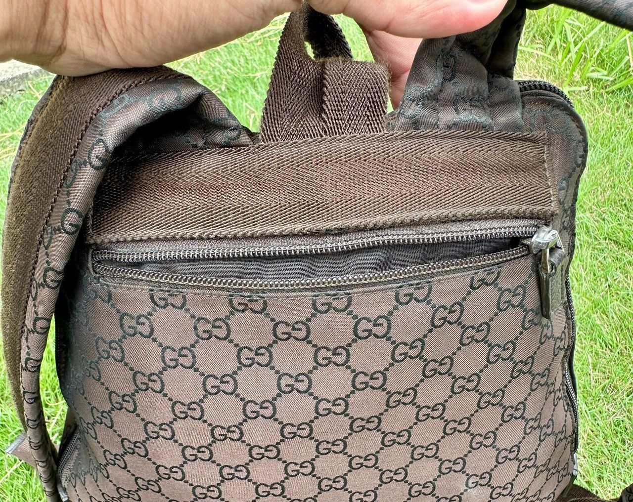Gucci Authentic Gucci Guccisima Nylon Large Backpack Size ONE SIZE - 12 Thumbnail