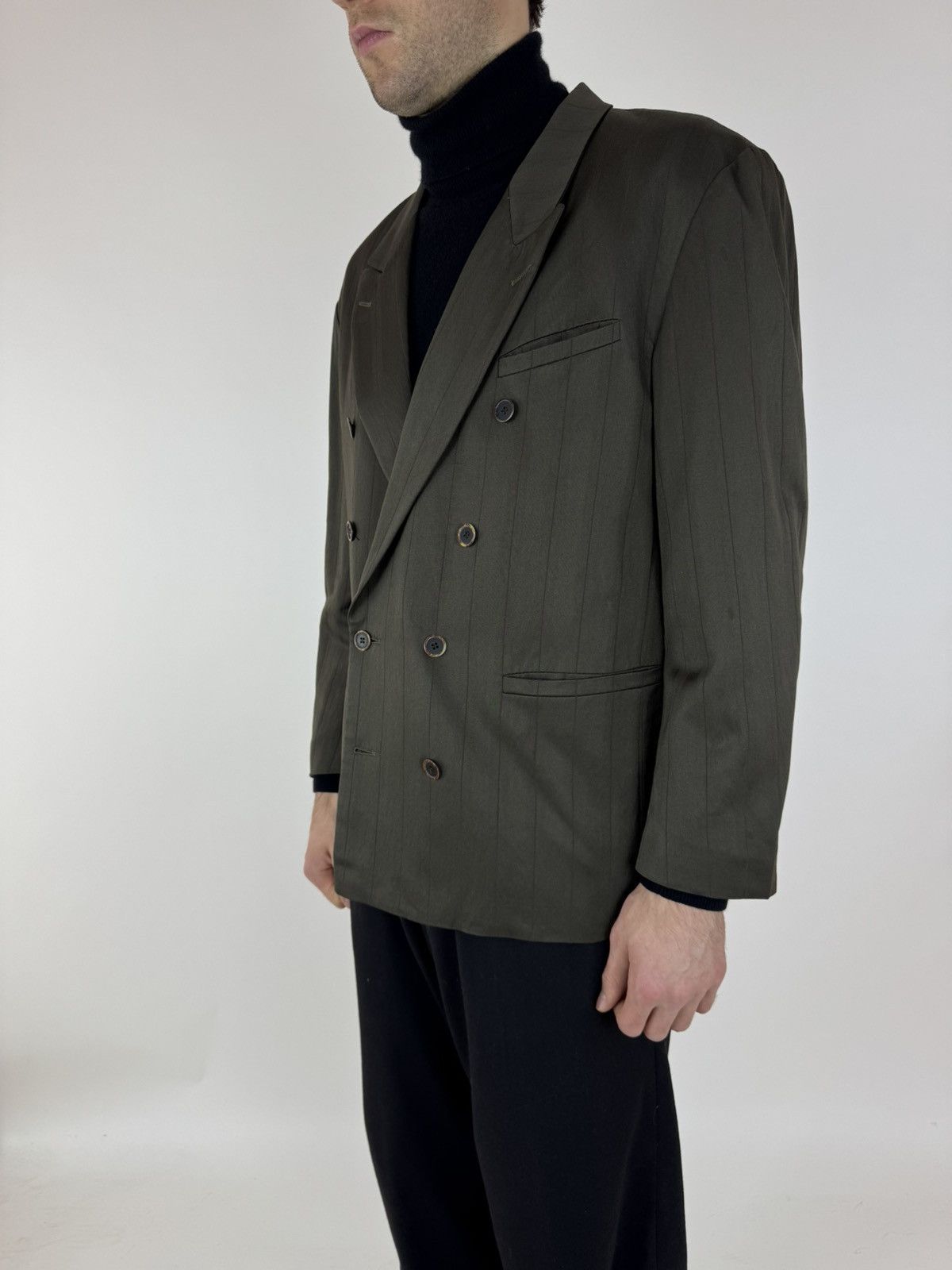Vintage CESARE Bosseli sport blazer jacket Vintage double-breasted Size US 33 - 4 Thumbnail