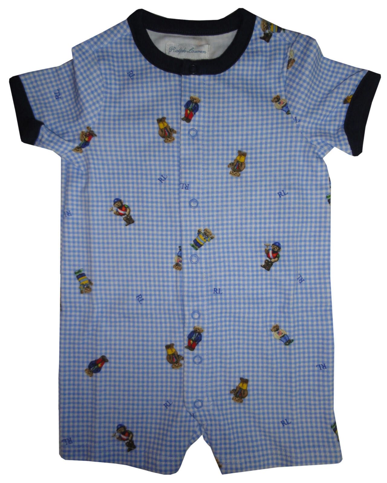 Polo Ralph Lauren Polo Ralph Lauren Boys Shortall One Piece Romper 9 months Size ONE SIZE - 1 Thumbnail