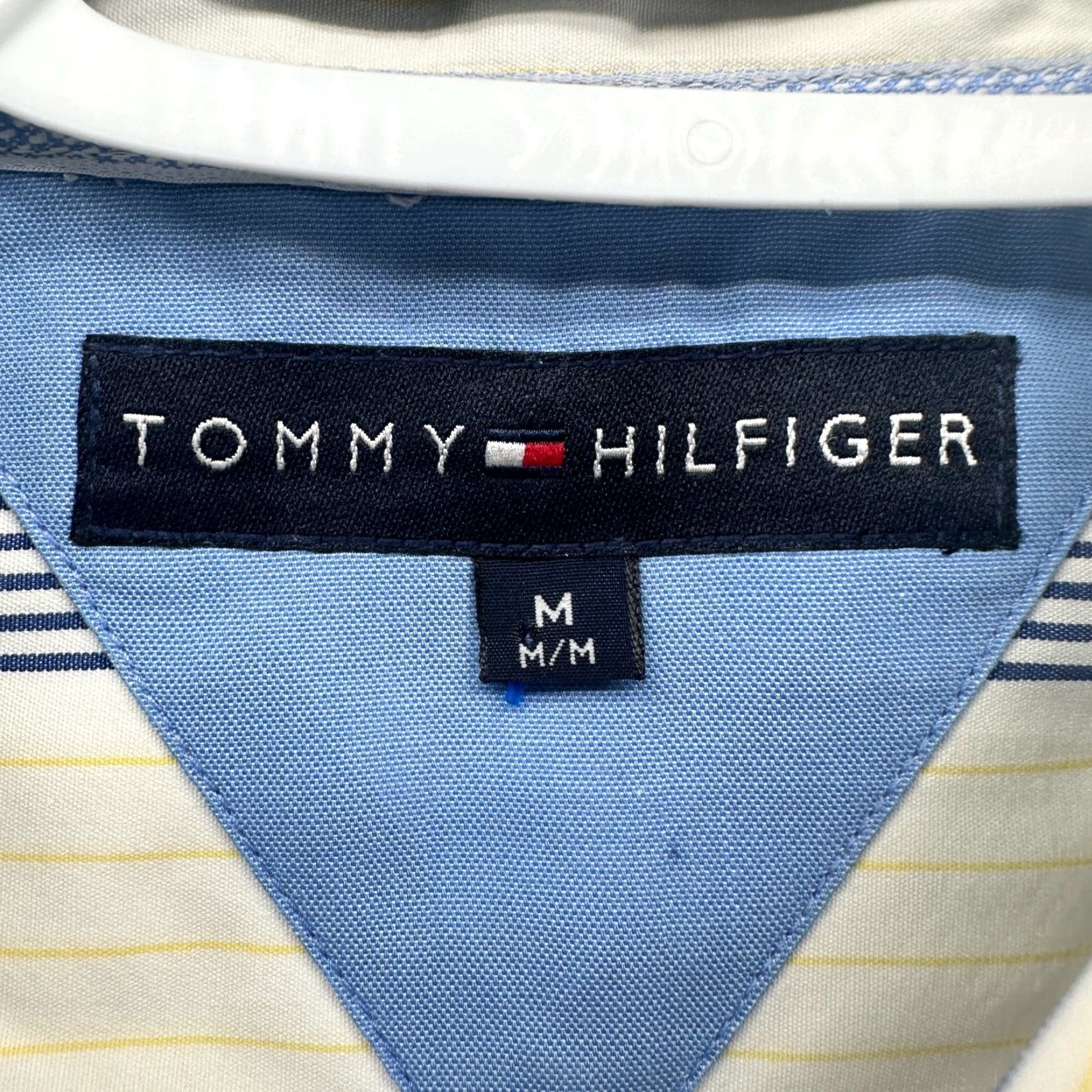 Tommy Hilfiger Tommy Hilfiger Button-Up Shirt Multicolor Men's Medium Striped Short Sleeve Size US M / EU 48-50 / 2 - 3 Thumbnail