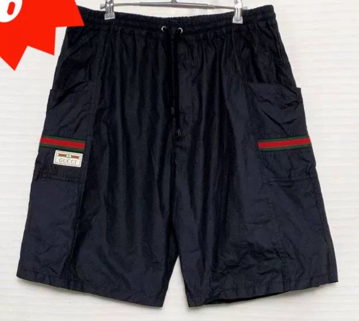 Gucci Gucci Logo Label Loose Fit Casual Shorts-2507 Size US 32 / EU 48 - 3 Thumbnail
