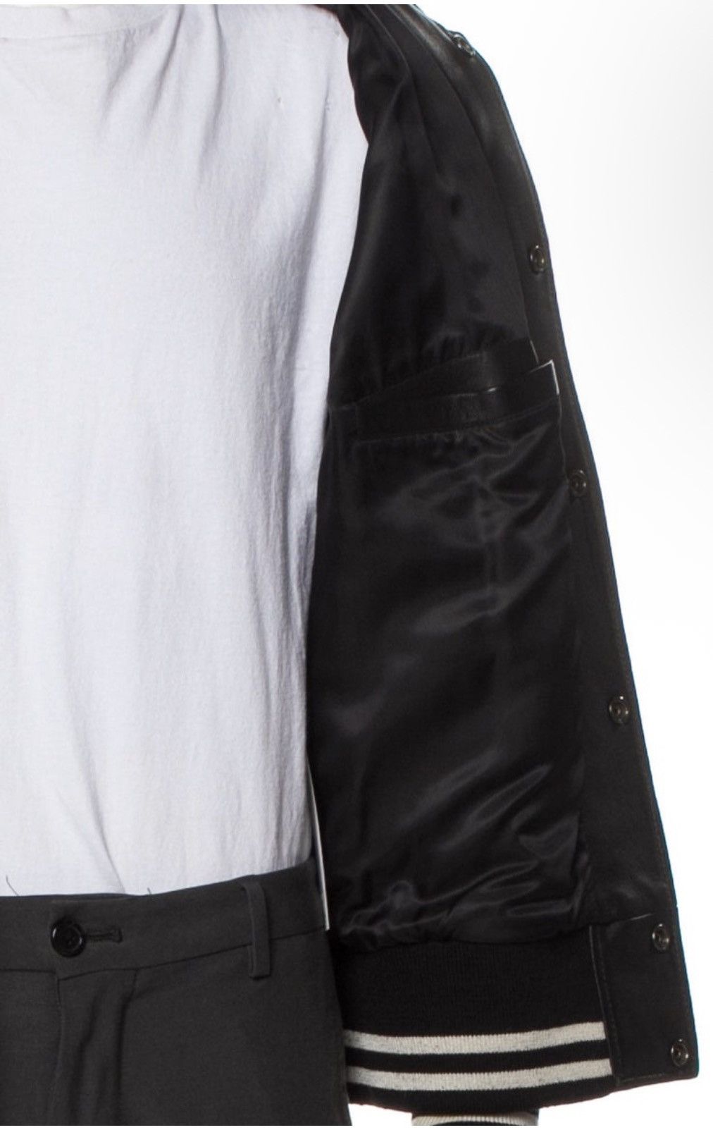 The Kooples Leather Bomber Jacket Size US L / EU 52-54 / 3 - 4 Thumbnail