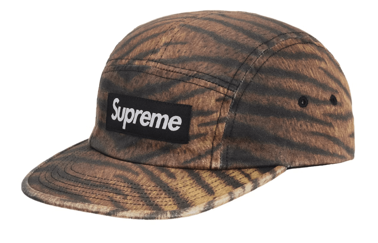 Supreme Supreme Washed Chino Twill Camp Cap Tiger Sz Adjustable Size ONE SIZE - 1 Thumbnail