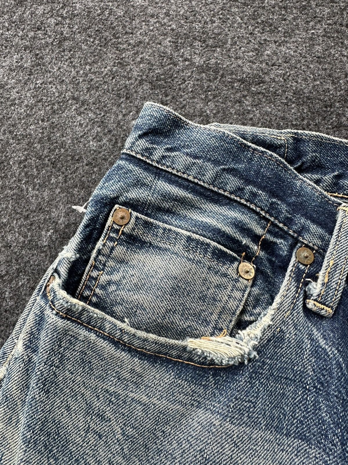 Denime Sale 🔥 Denime Thrashed Reconstruction Denim Size 32 D99 Size US 32 / EU 48 - 7 Thumbnail