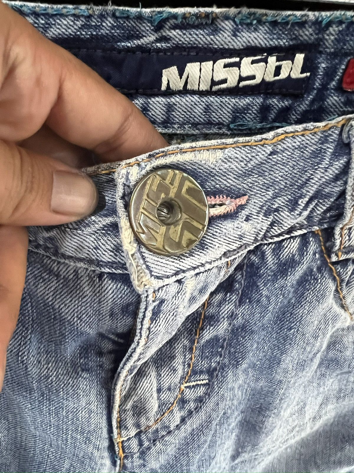 Miss Sixty 🔥Made in Italy Miss Sixty Distressed Denim Size 29" - 9 Thumbnail
