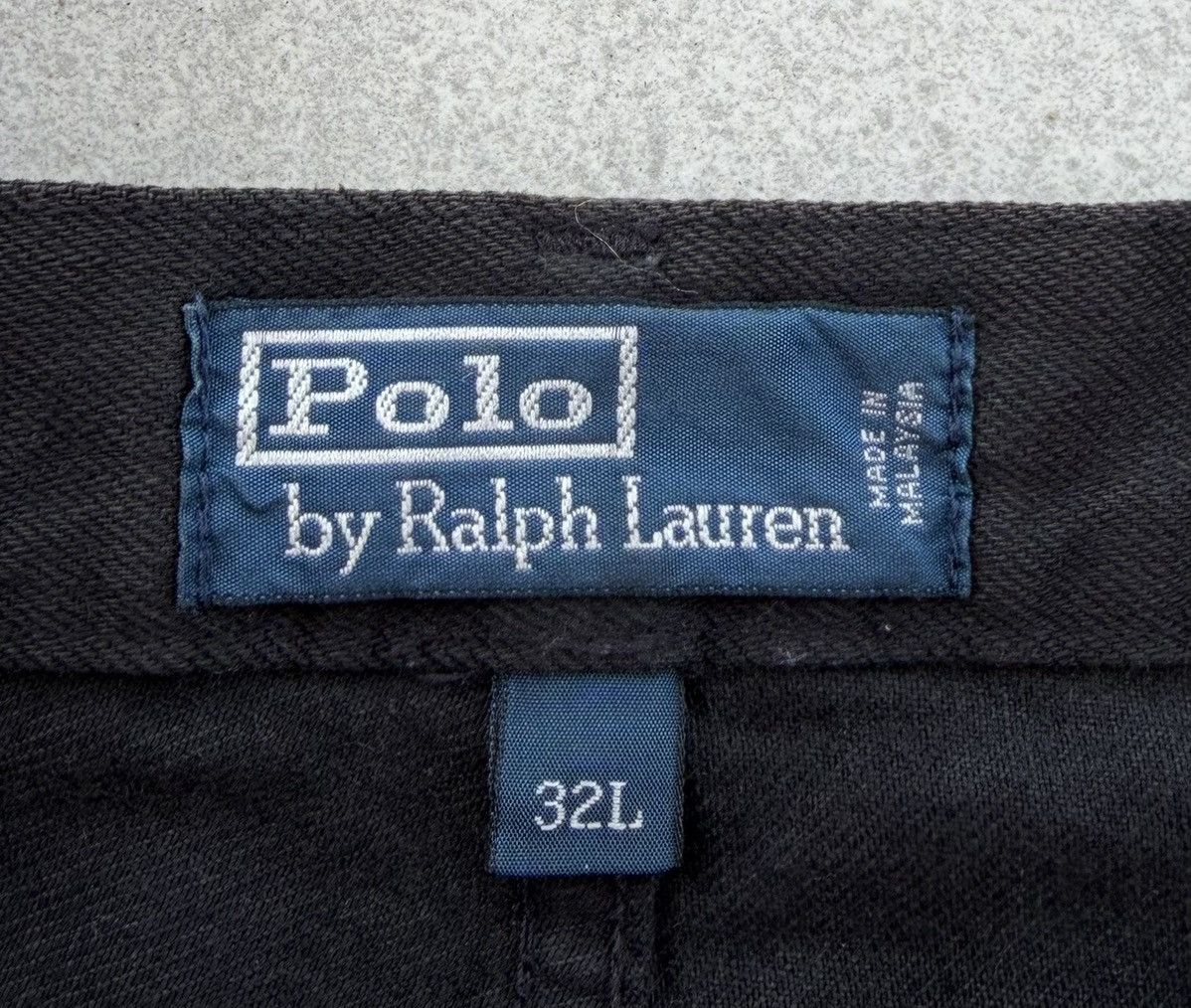 Polo Ralph Lauren 2000s PRL Polo Ralph Lauren Vintage Black Jeans Size US 32 / EU 48 - 11 Thumbnail