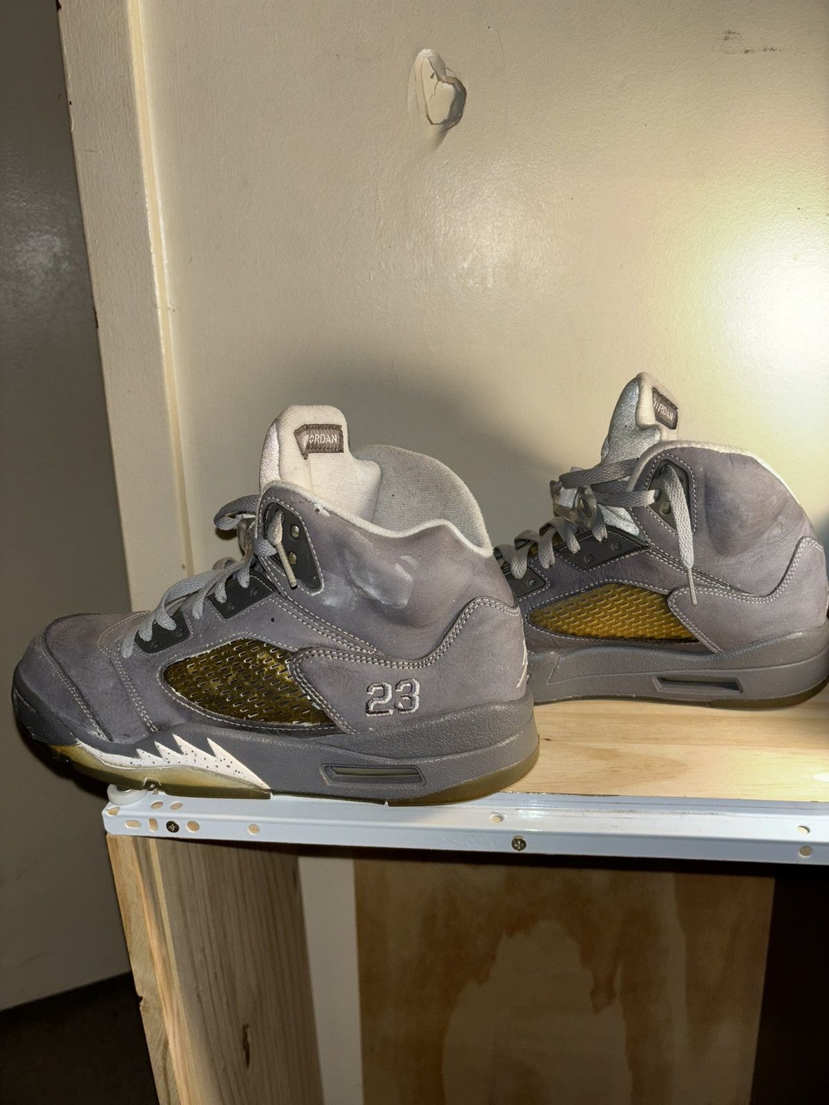Jordan Brand Jordan 5 Wolf Grey Size US 9.5 / EU 42-43 - 6 Thumbnail