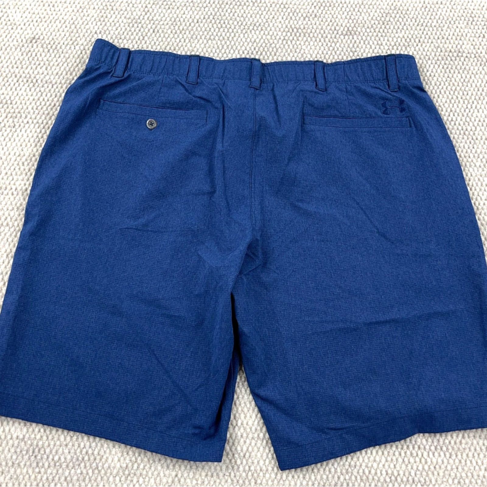 Under Armour Under Armour Chino Shorts Men 40 Navy Blue Golf Performance Loose Fit Heatgear Size US 40 / EU 56 - 2 Thumbnail